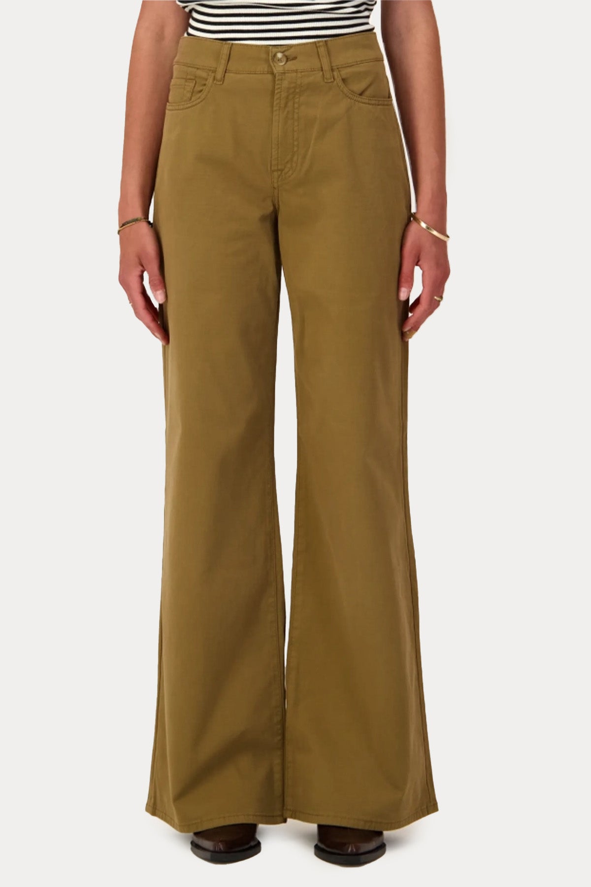 7 For All Mankind Lotta Cropped Relaxed Fit Jeans