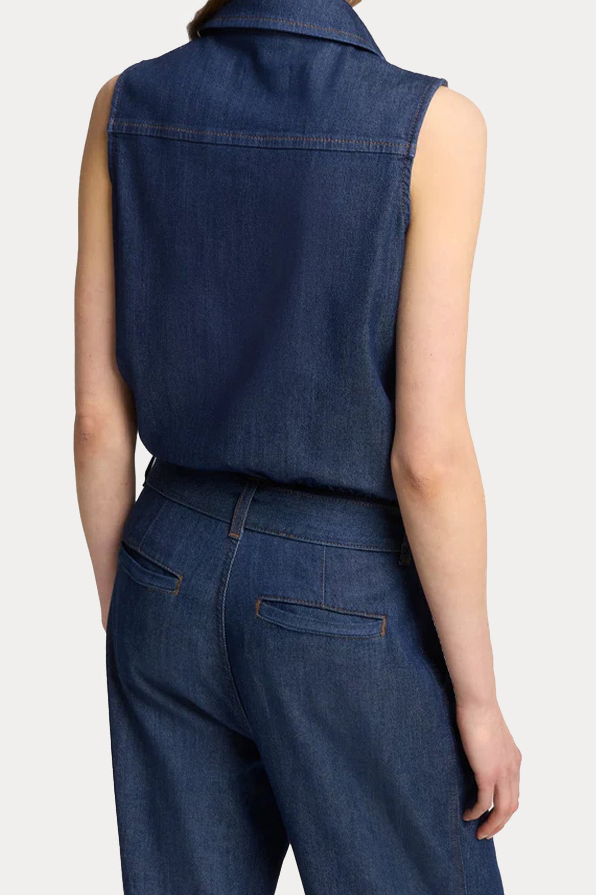 7 For All Mankind Kemerli Denim Tulum