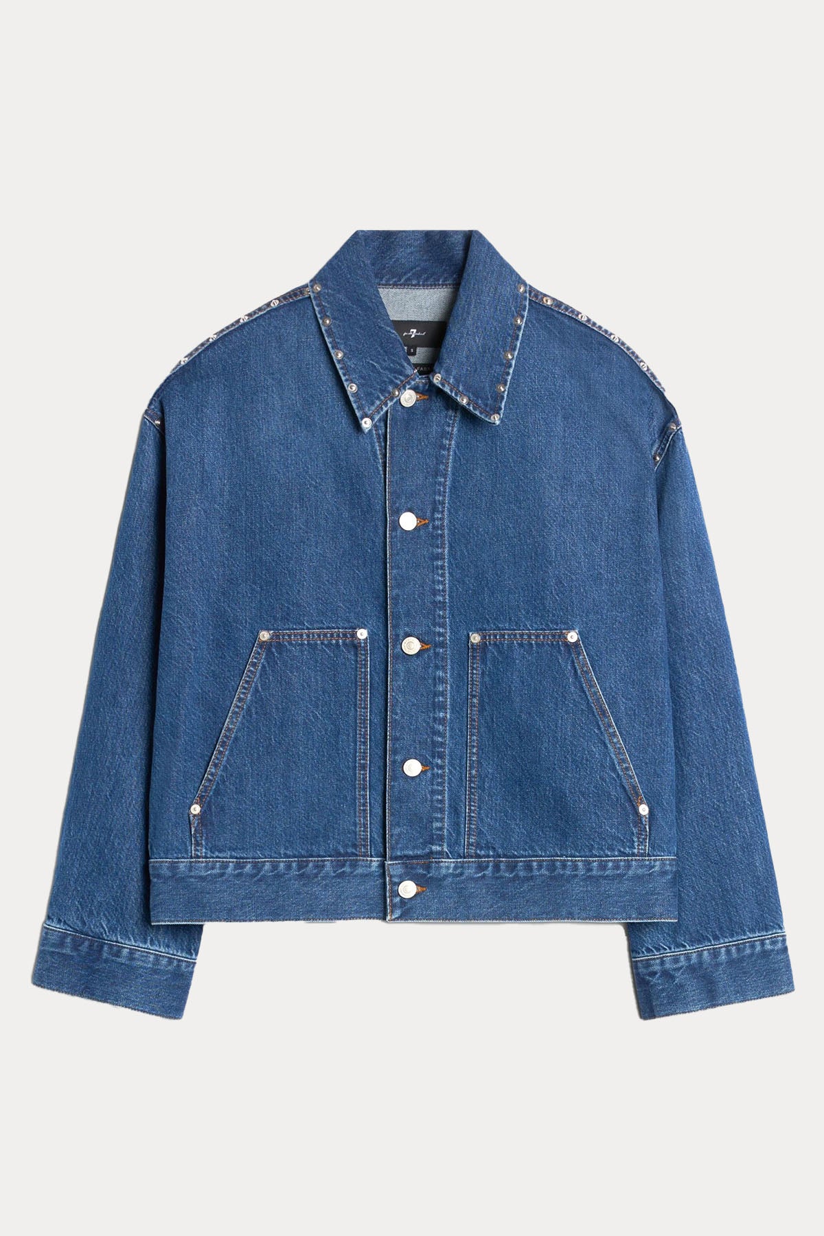 7 For All Mankind Troklu Denim Ceket