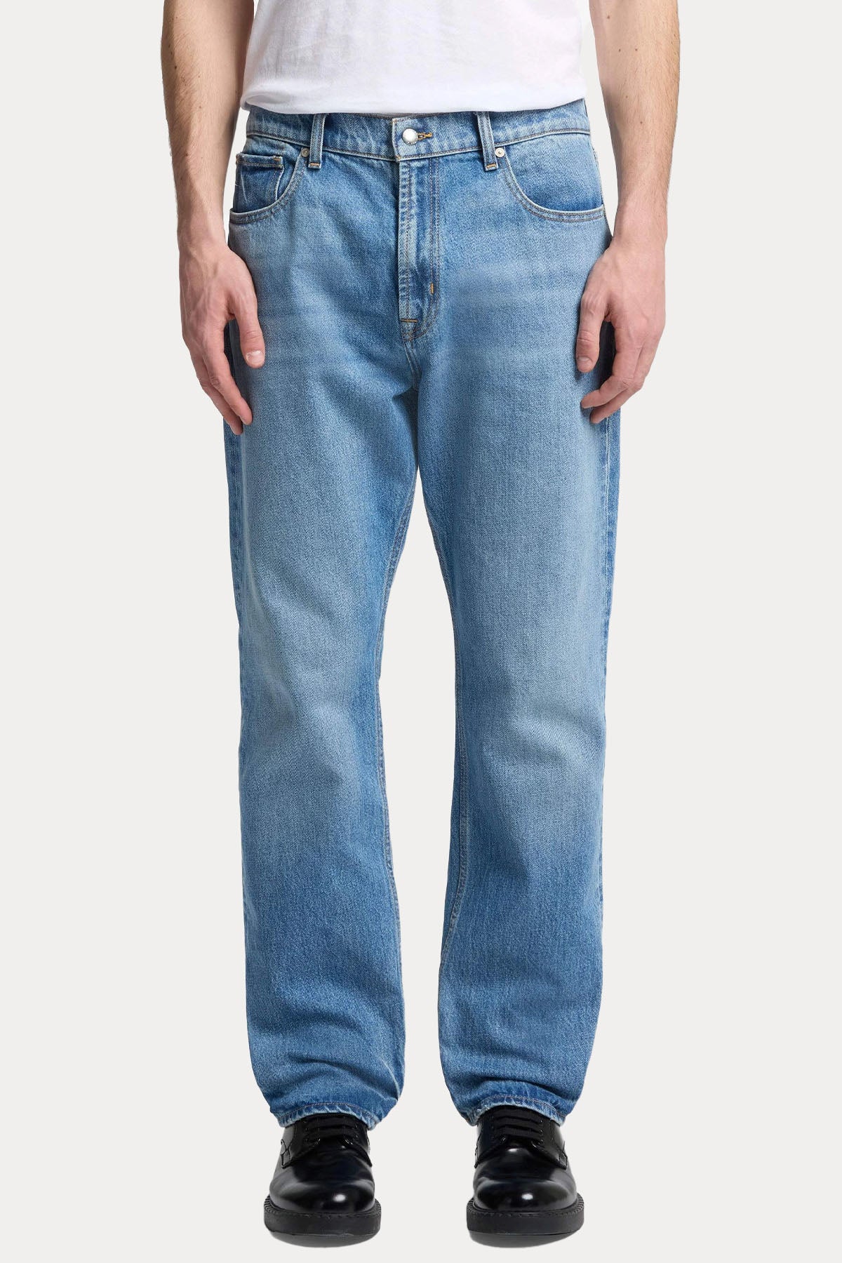 7 For All Mankind Modern Straight Fit Yıkamalı Jeans