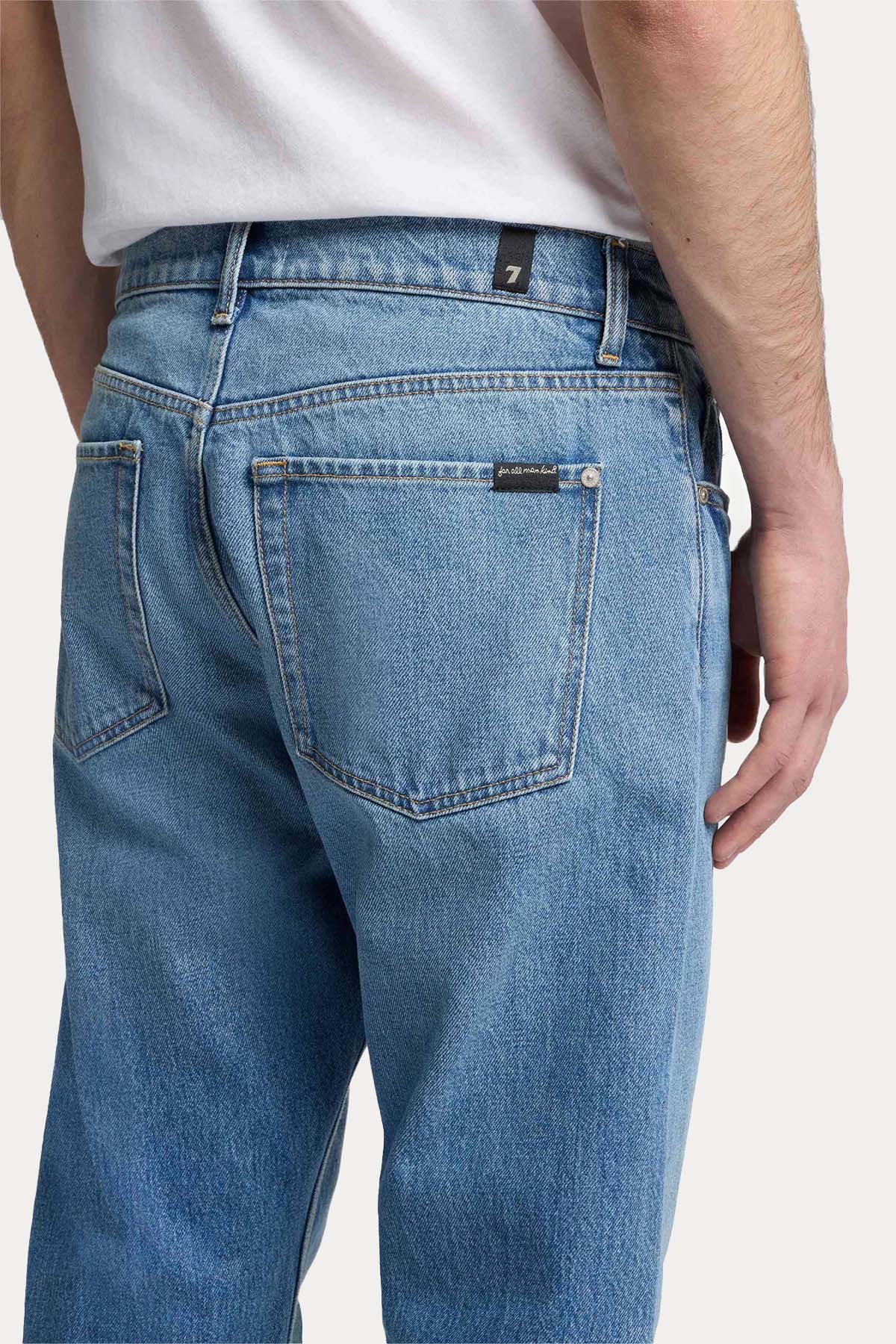 7 For All Mankind Modern Straight Fit Yıkamalı Jeans