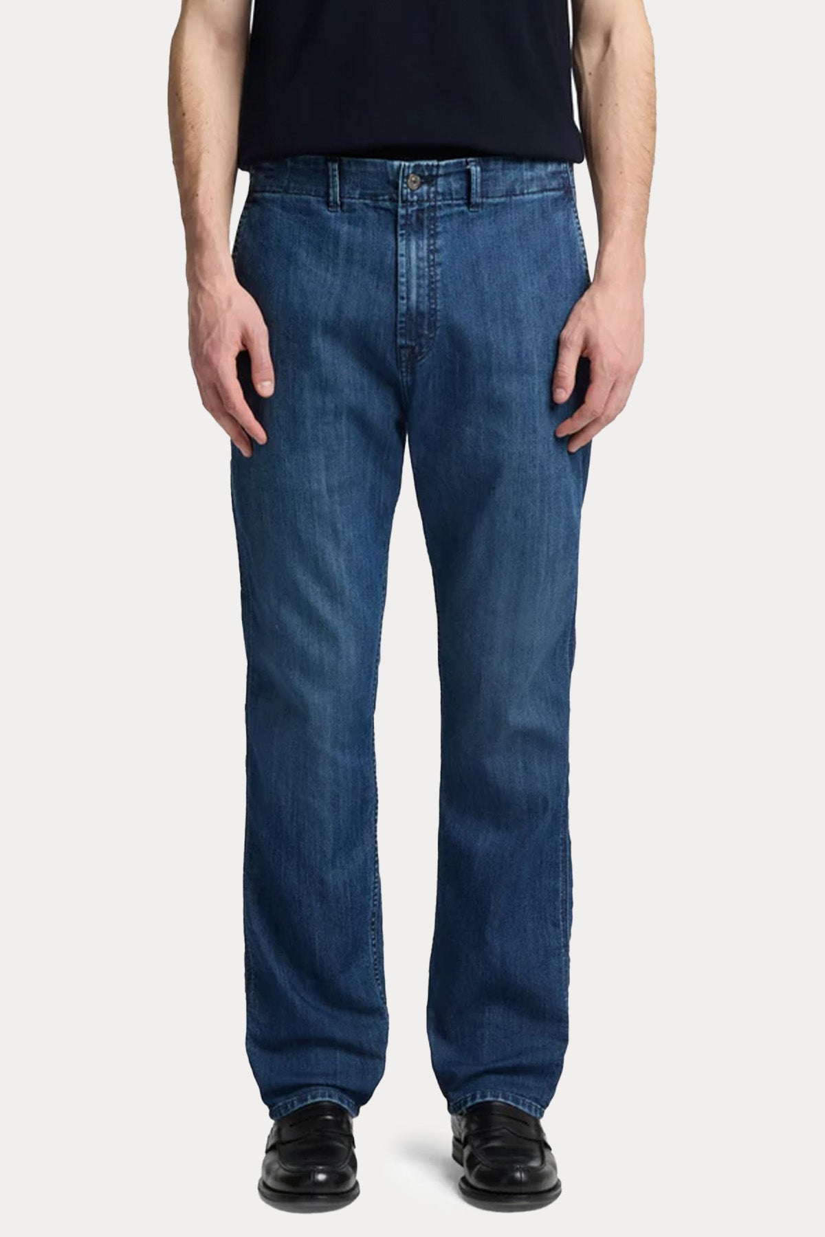 7 For All Mankind Straight Fit Yandan Cepli Streç Jeans