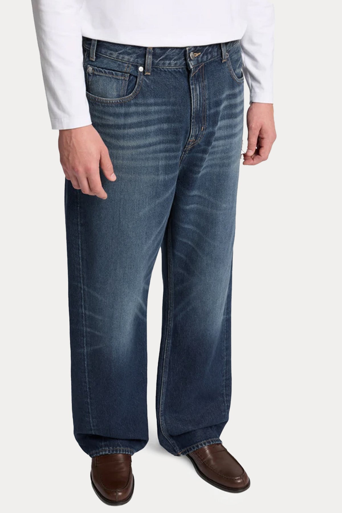 7 For All Mankind Relaxed Fit Yıkamalı Jeans