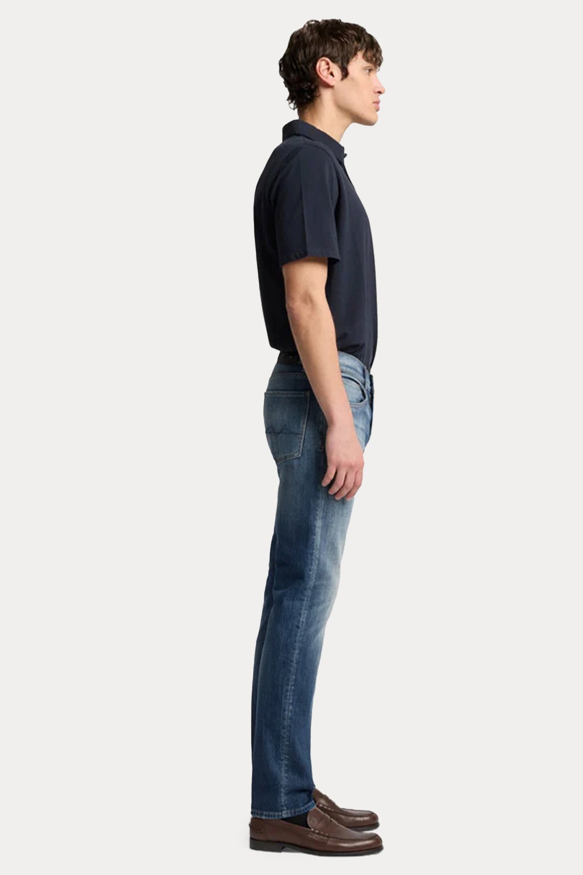 7 For All Mankind Slim Fit Streç Yıkamalı Jeans