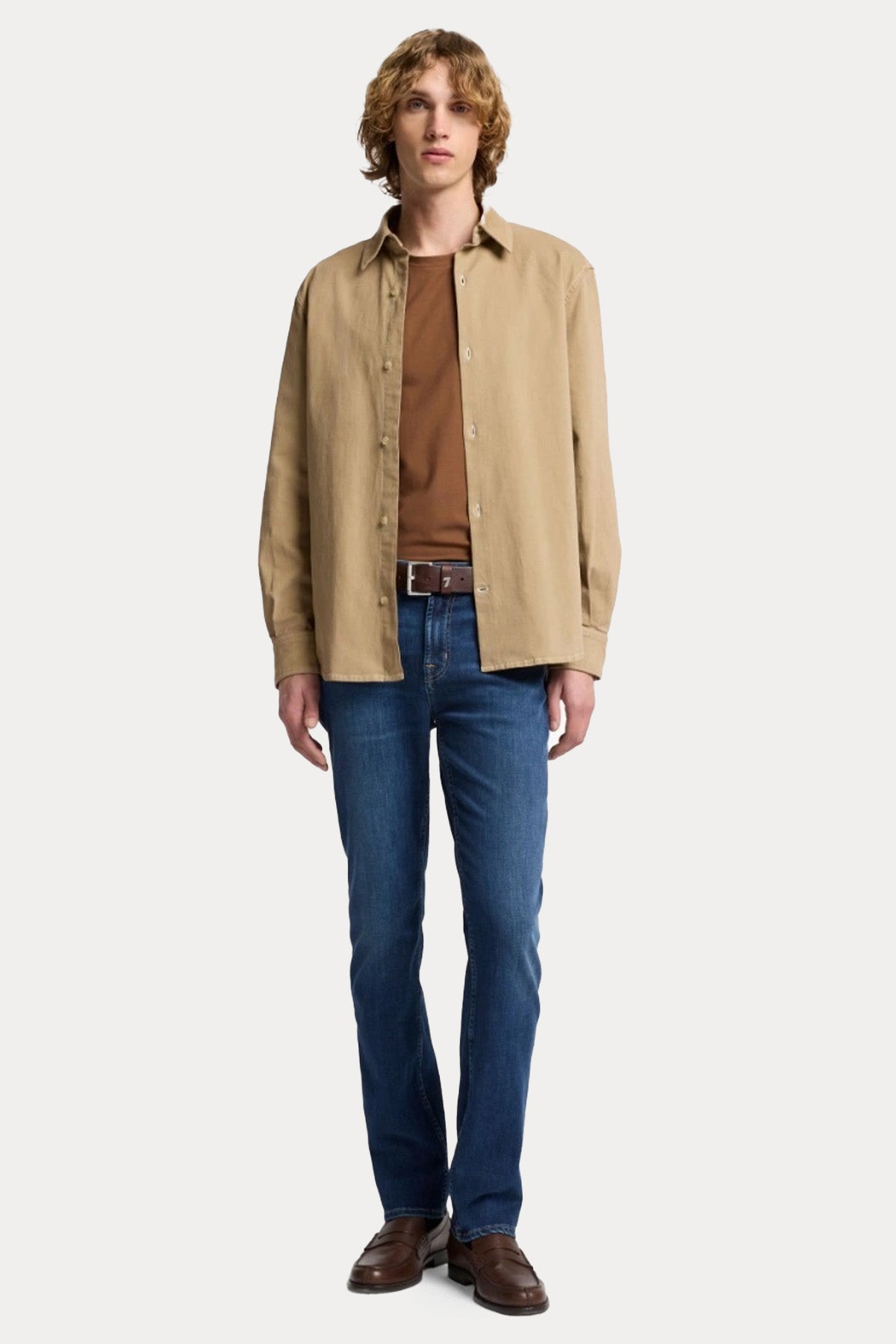 7 For All Mankind Slim Fit Yıkamalı Jeans