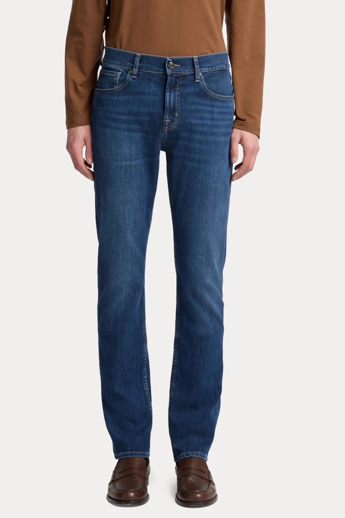 7 For All Mankind Slim Fit Yıkamalı Jeans