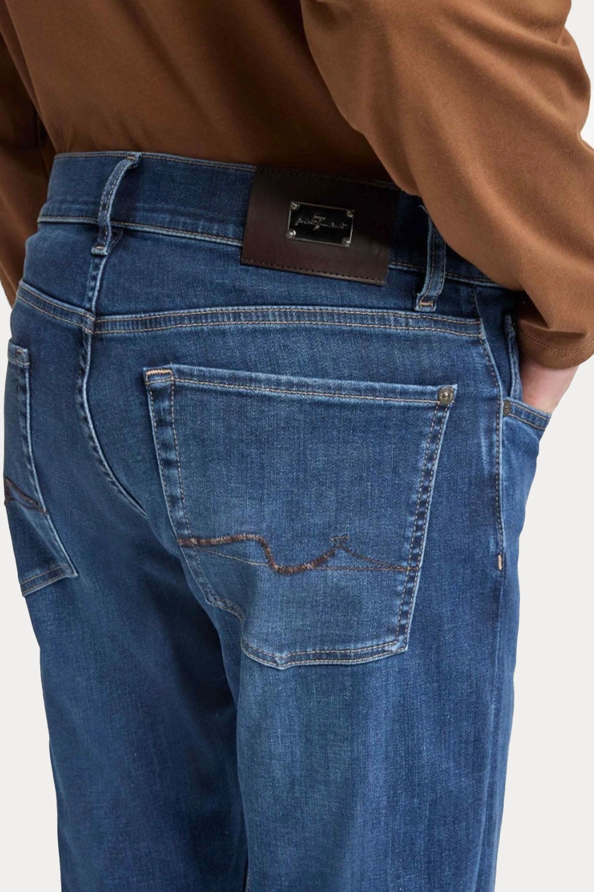 7 For All Mankind Slim Fit Yıkamalı Jeans