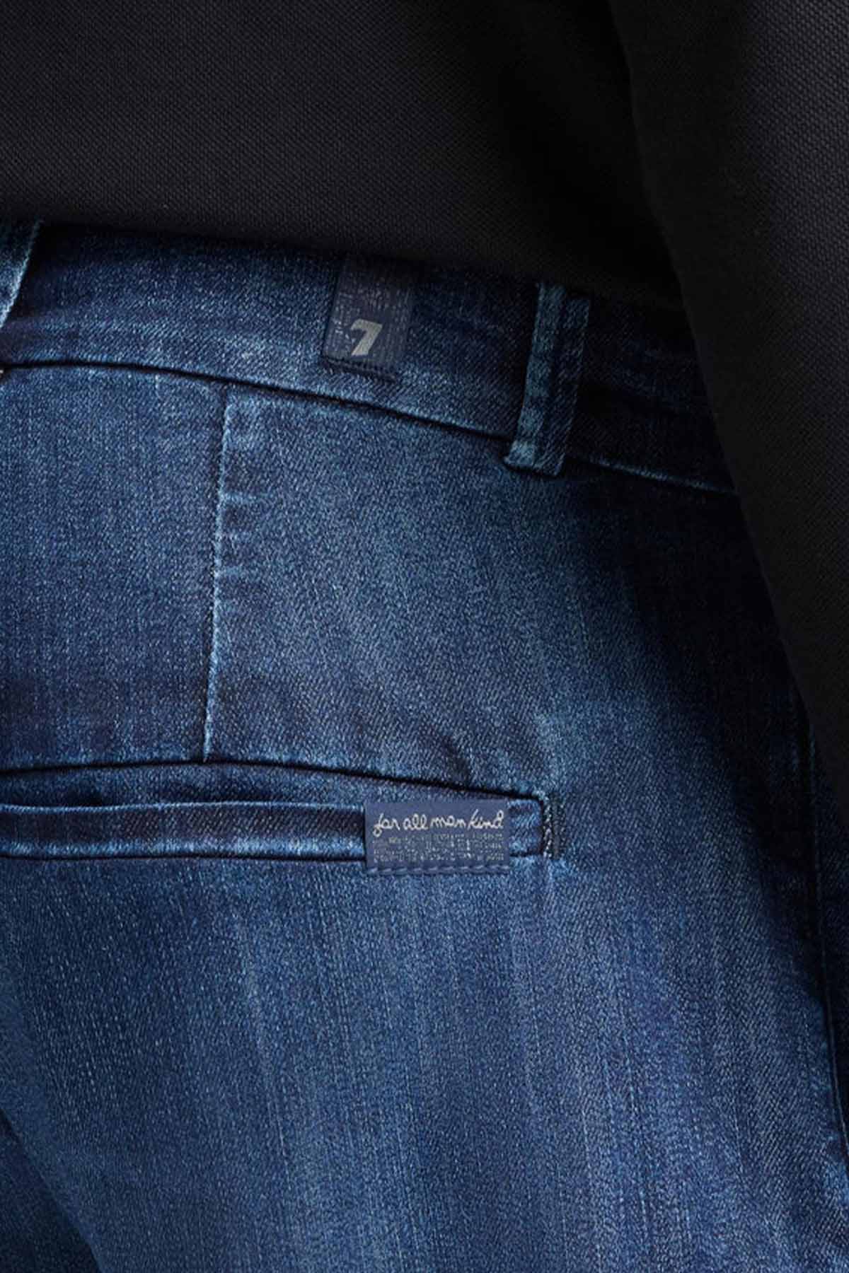 7 For All Mankind Slim Fit Yandan Cepli Streç Jeans