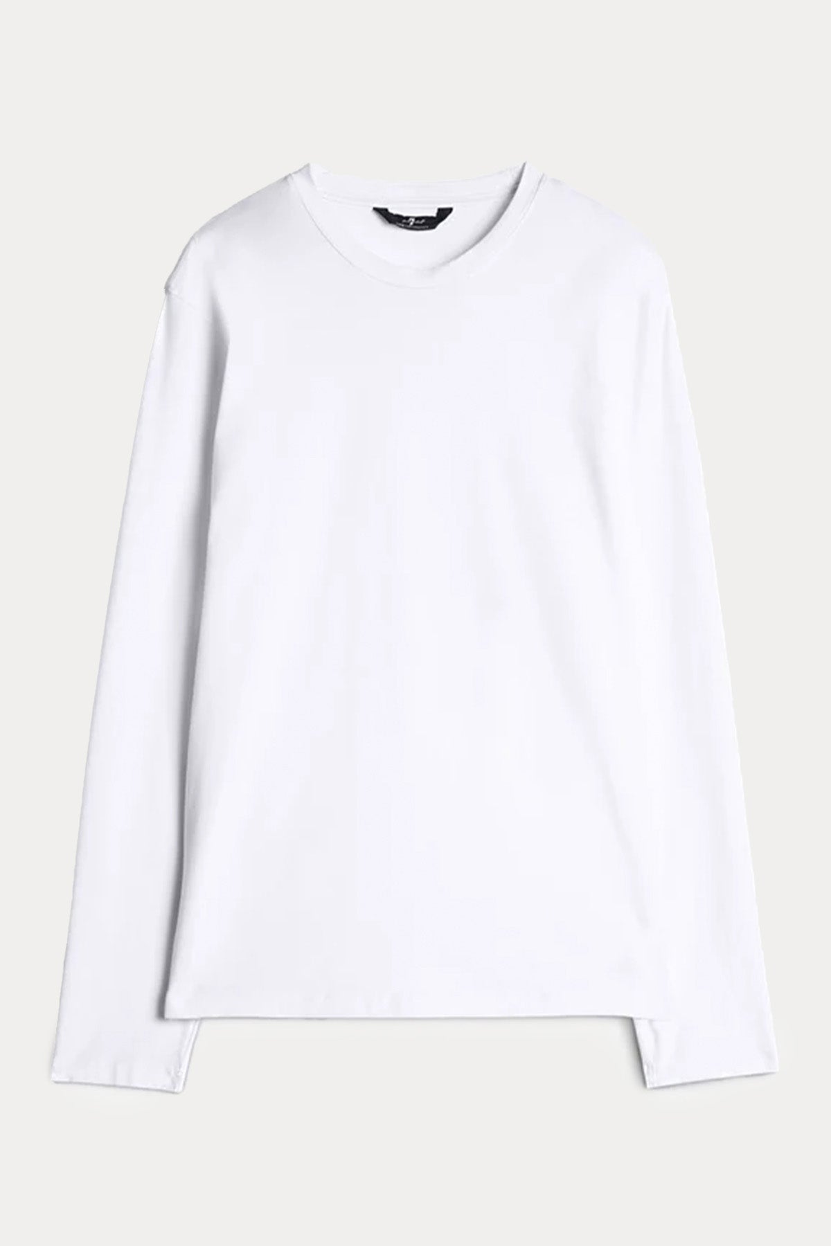 7 For All Mankind Regular Fit Yuvarlak Yaka Streç T-shirt