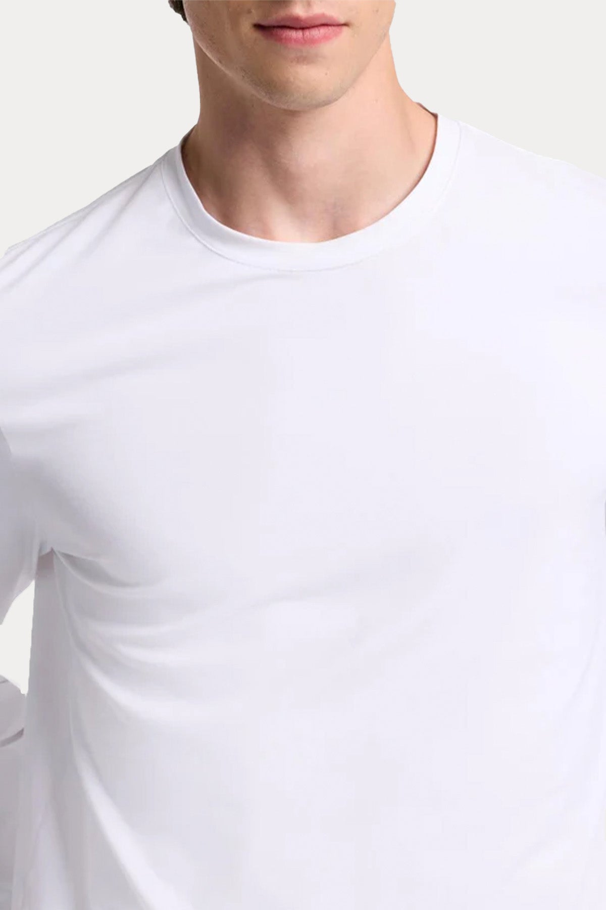 7 For All Mankind Regular Fit Yuvarlak Yaka Streç T-shirt