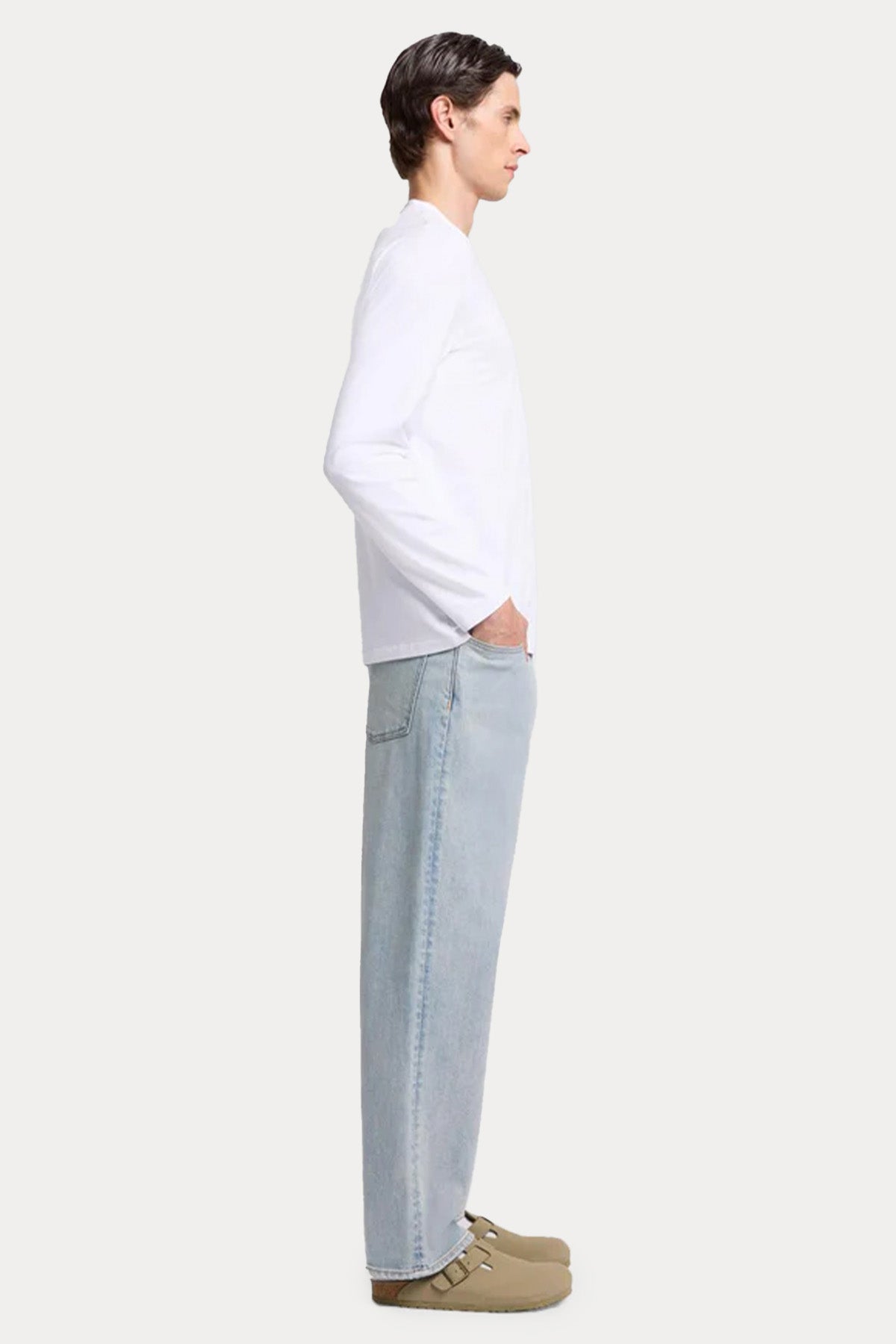 7 For All Mankind Regular Fit Yuvarlak Yaka Streç T-shirt