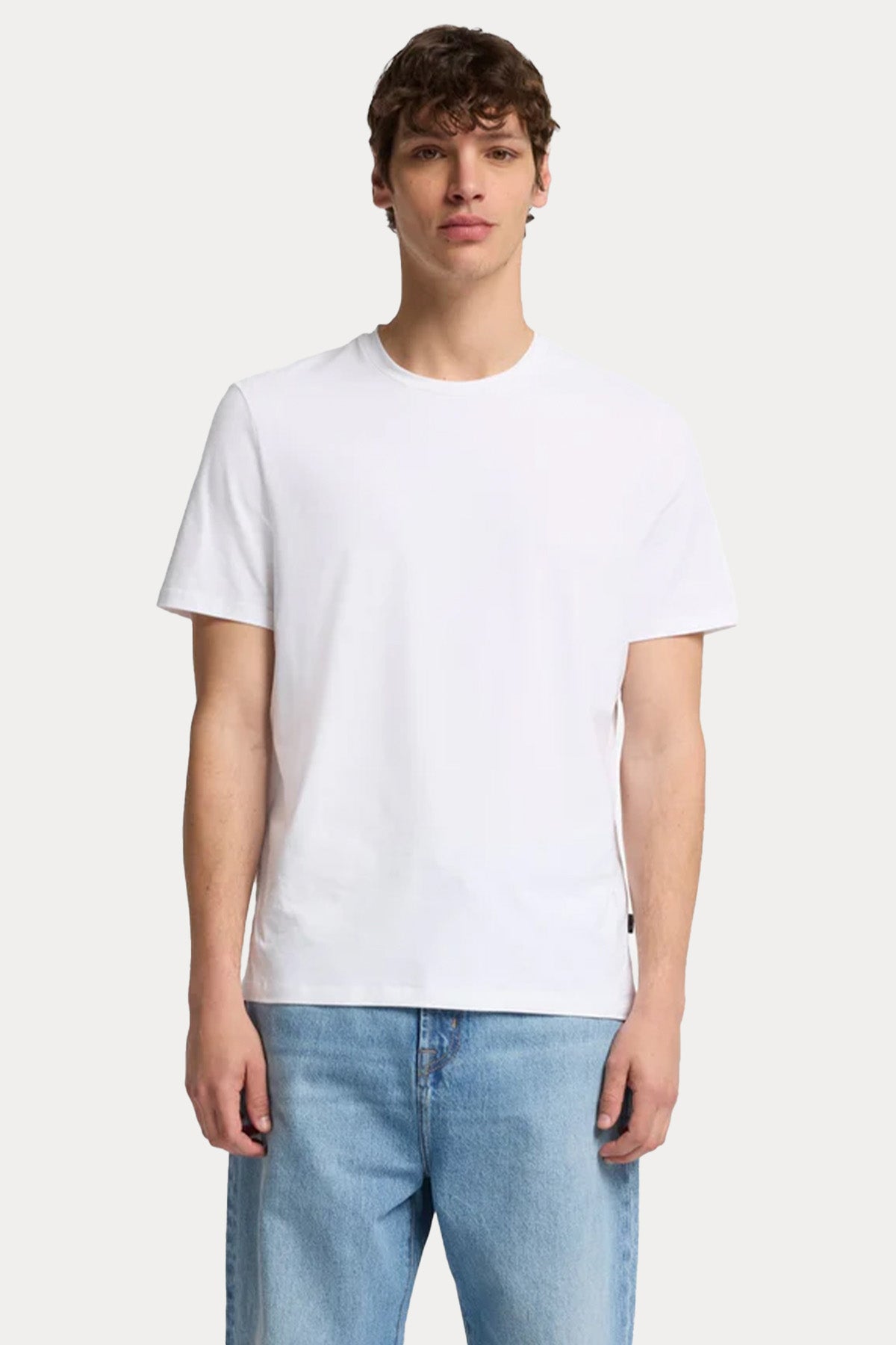 7 For All Mankind Regular Fit 3'lü Paket Streç T-shirt Set