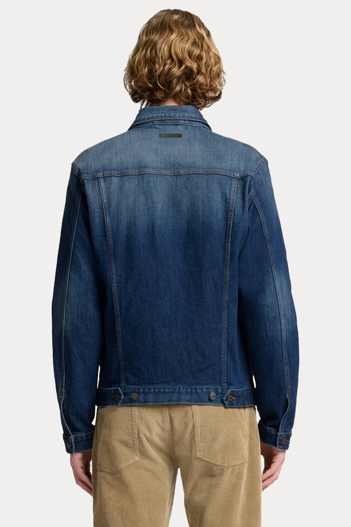 7 For All Mankind Regular Fit Yıkamalı Denim Ceket