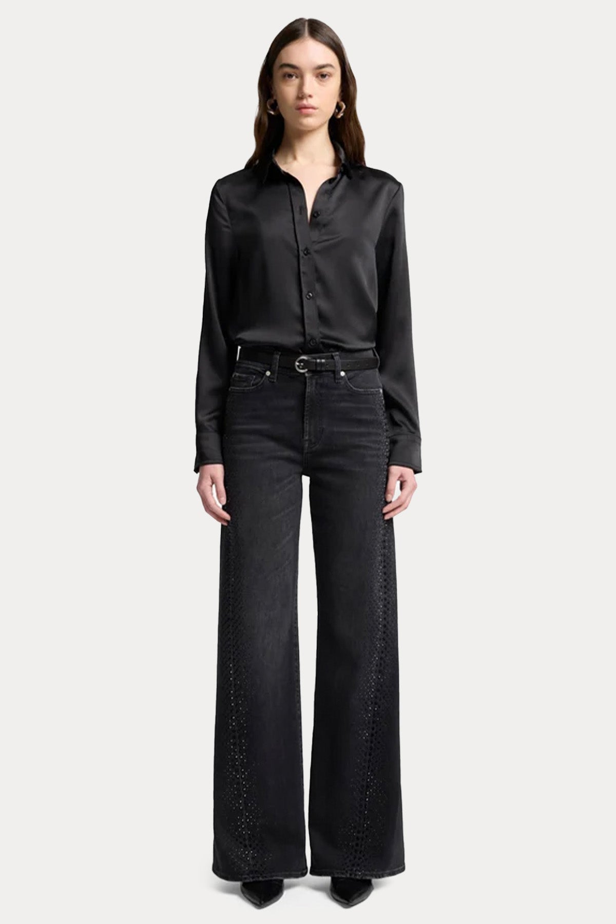 7 For All Mankind Slim Fit Çan Paça Streç Jeans