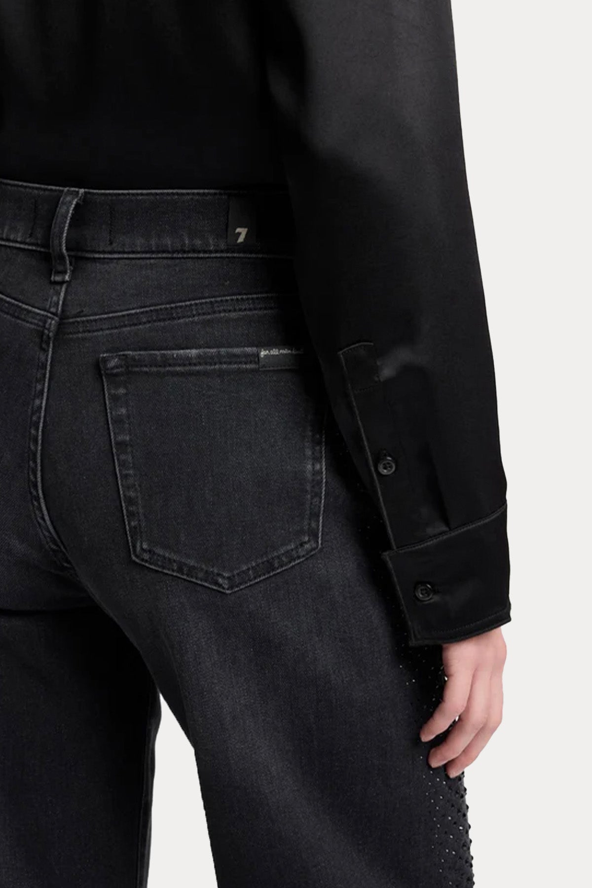 7 For All Mankind Slim Fit Çan Paça Streç Jeans-Jeans-Libas
