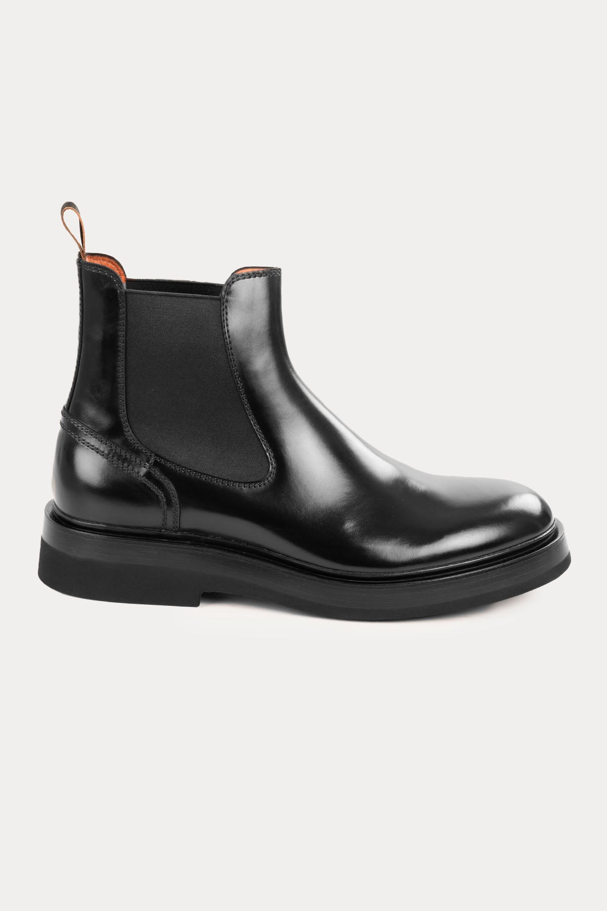 Santoni Lastik Bantlı Deri Bot