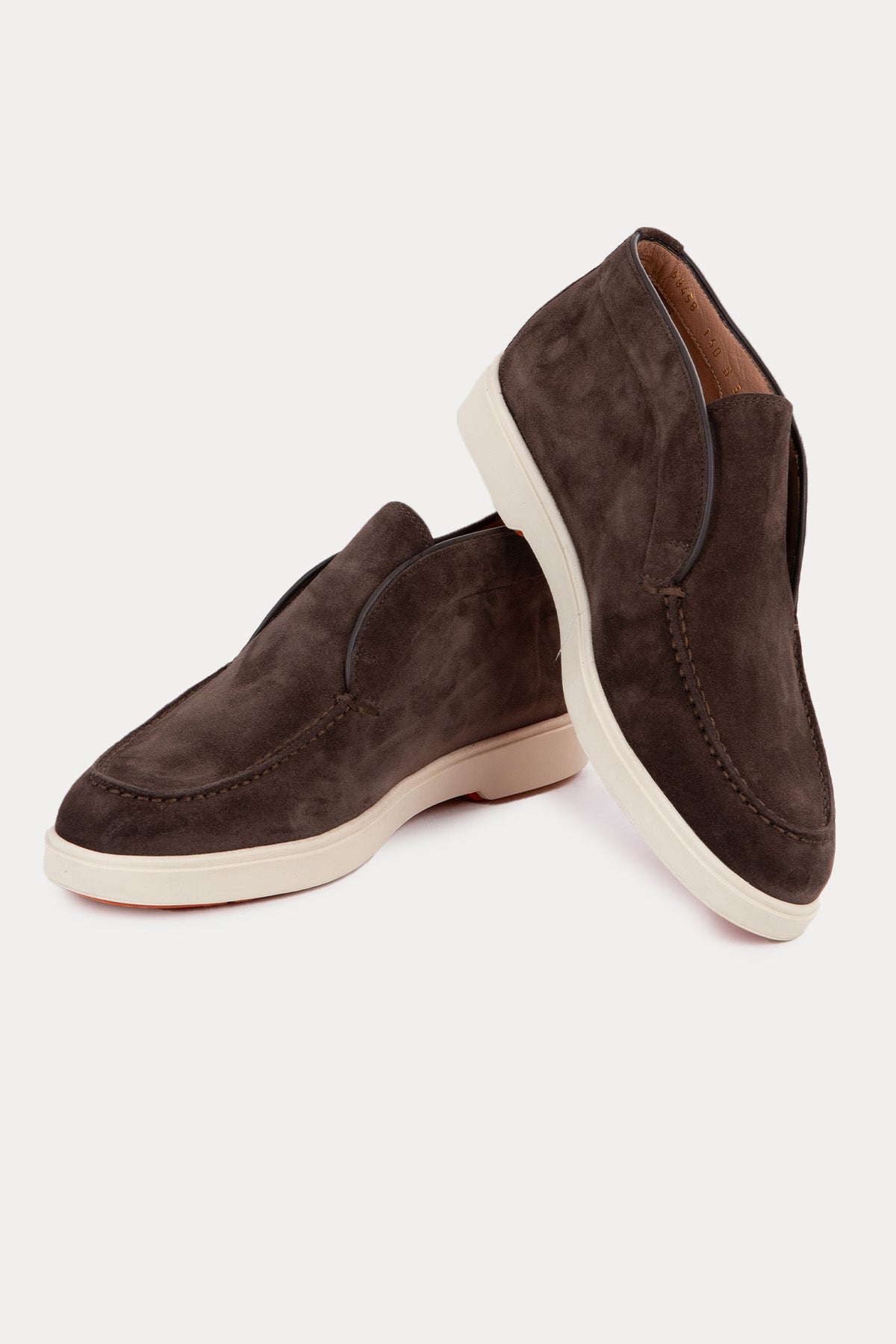 Santoni Lastik Bantlı Süet Bot