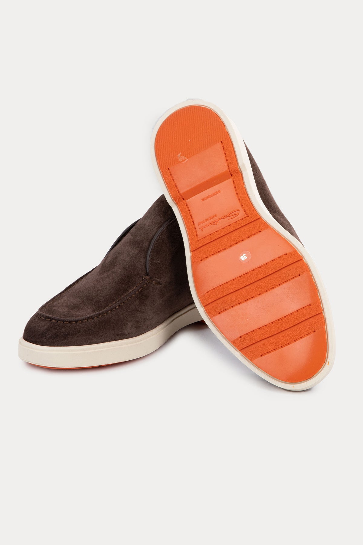 Santoni Lastik Bantlı Süet Bot