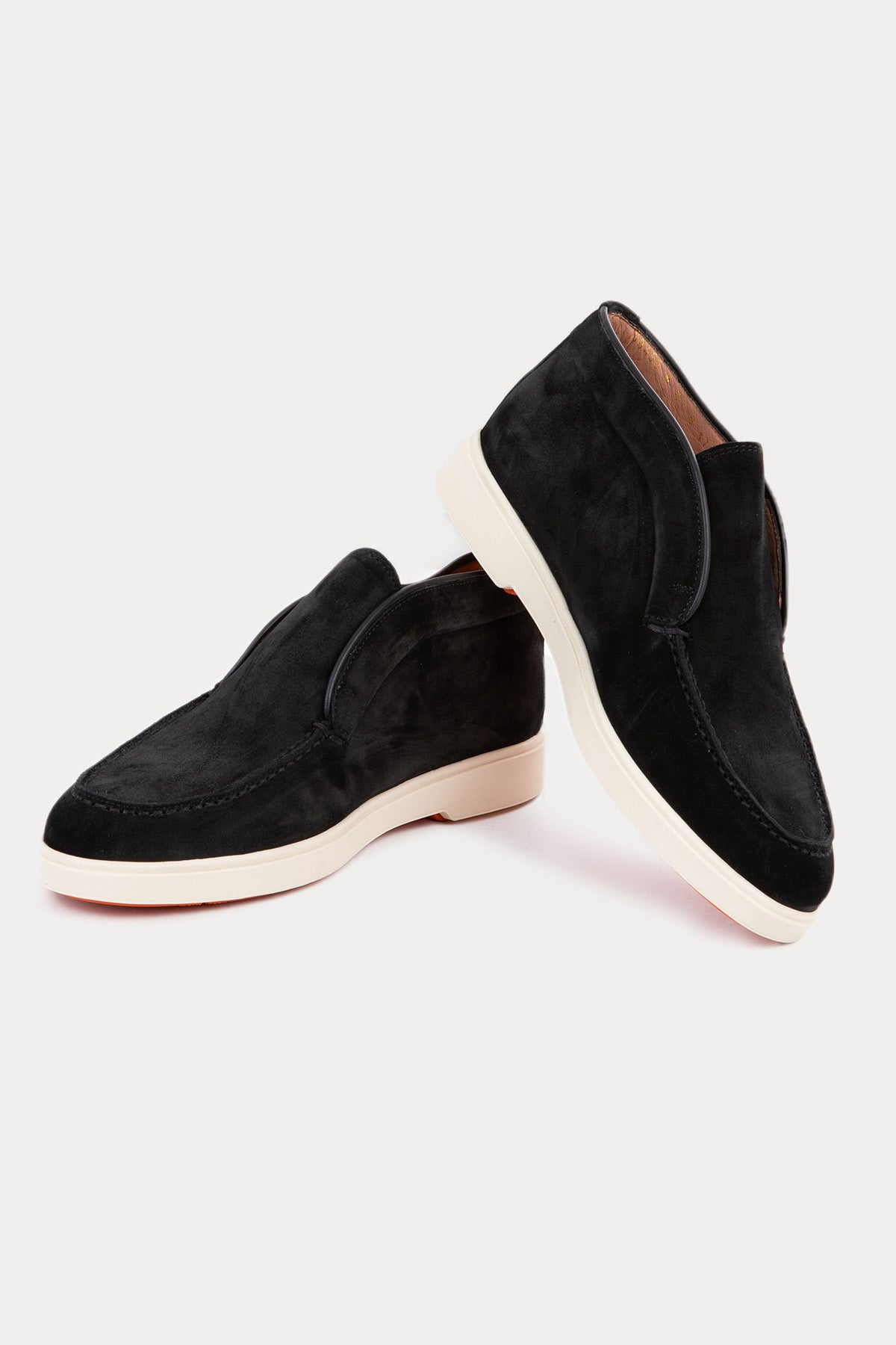 Santoni Lastik Bantlı Süet Bot