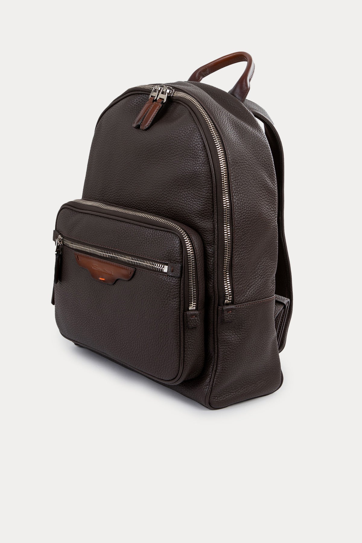 Santoni Deri Sırt Çantası