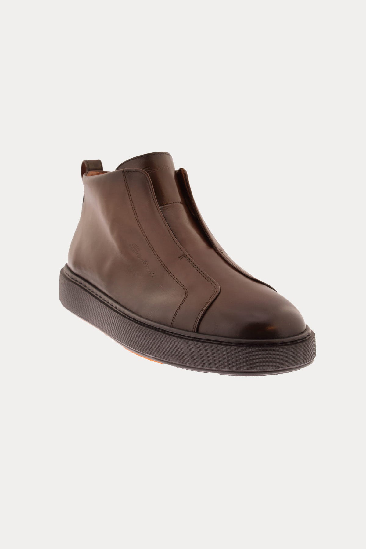 Santoni Lastik Bantlı Deri Sneaker Bot