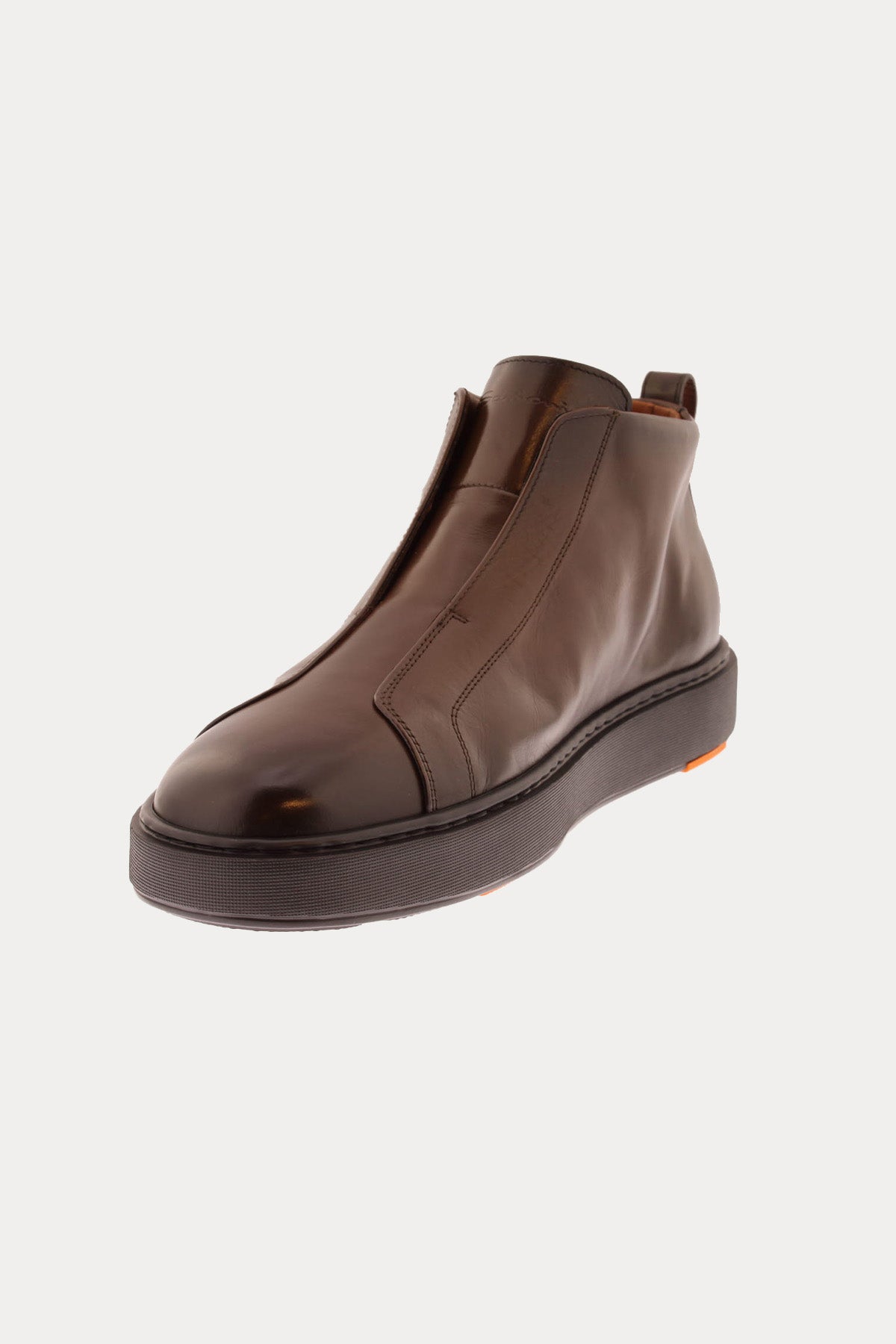 Santoni Lastik Bantlı Deri Sneaker Bot