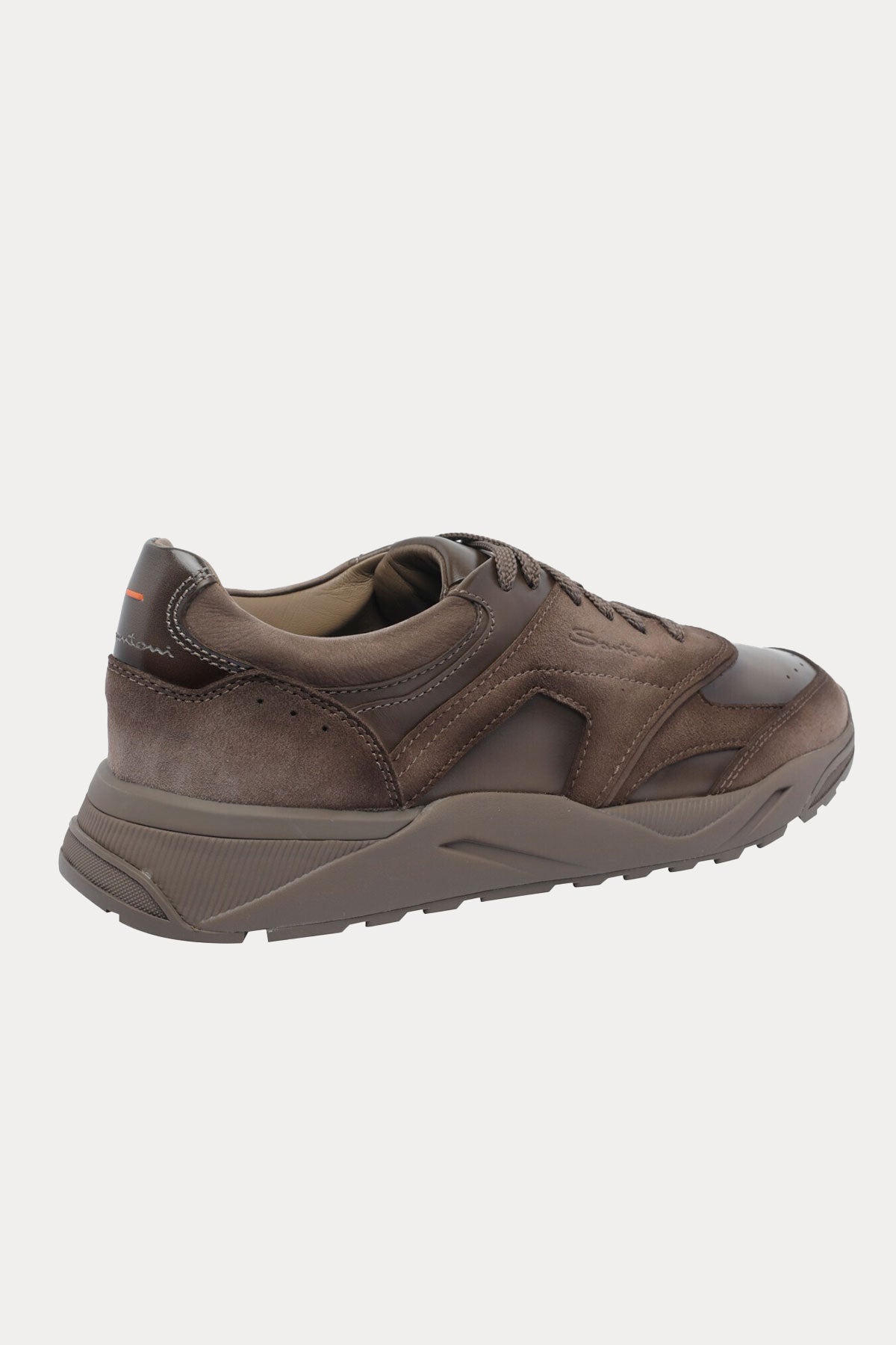 Santoni Süet Deri Sneaker Ayakkabı