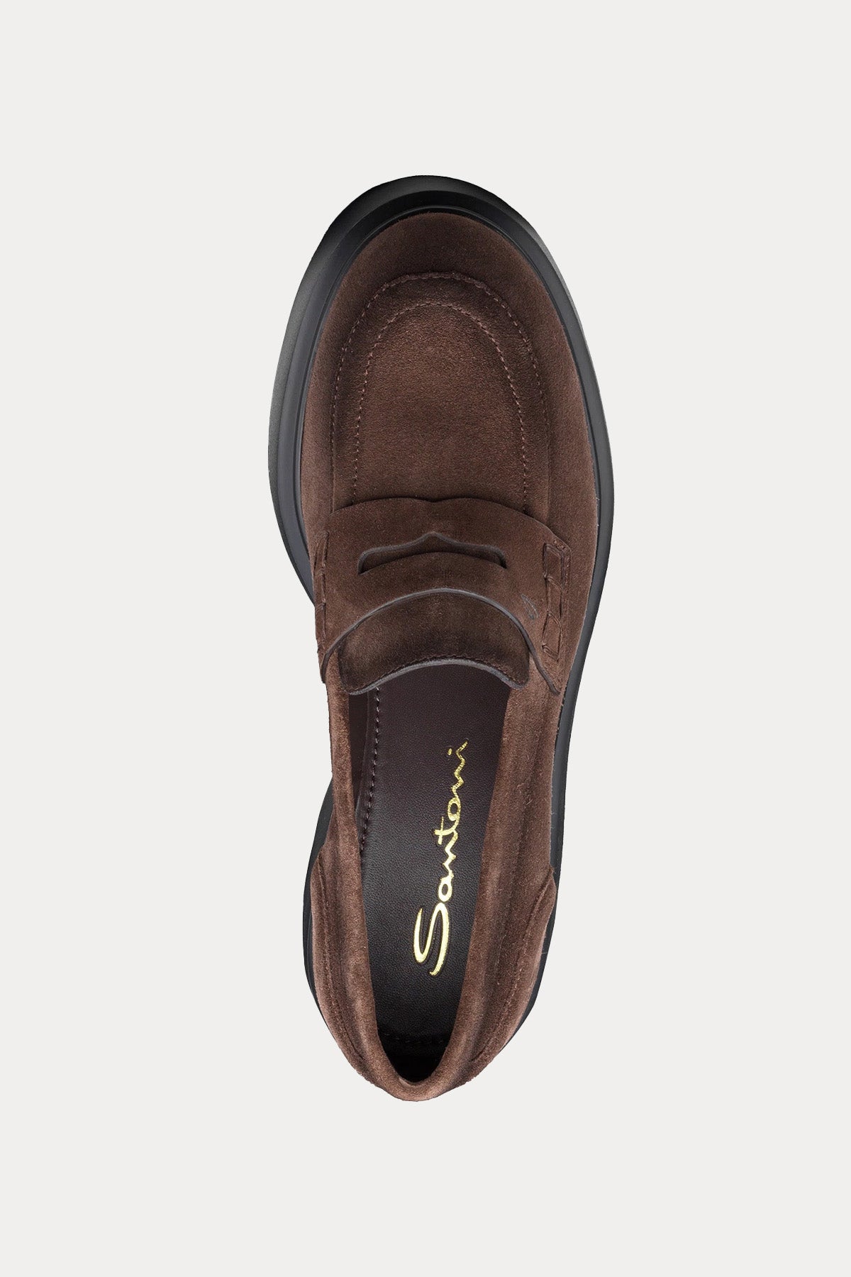Santoni Süet Loafer Ayakkabı