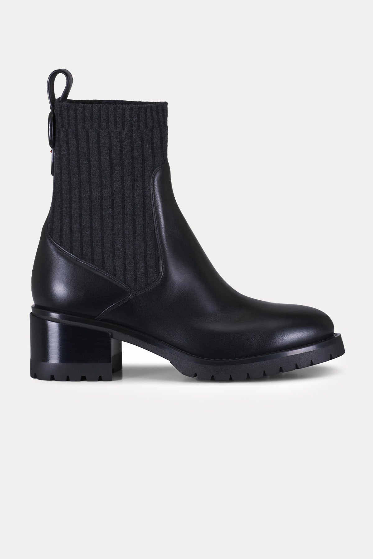 Santoni Örgü Lastik Bantlı Deri Bot