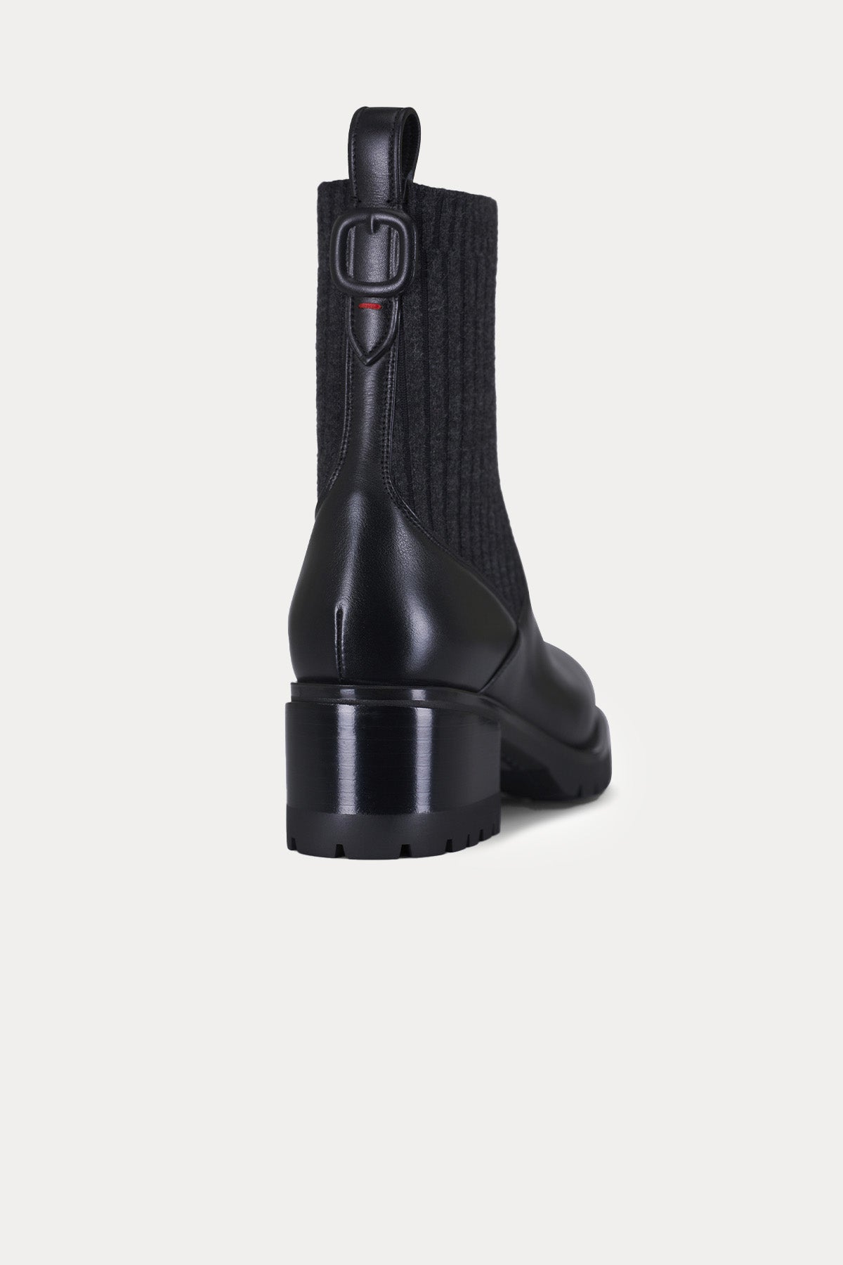 Santoni Örgü Lastik Bantlı Deri Bot