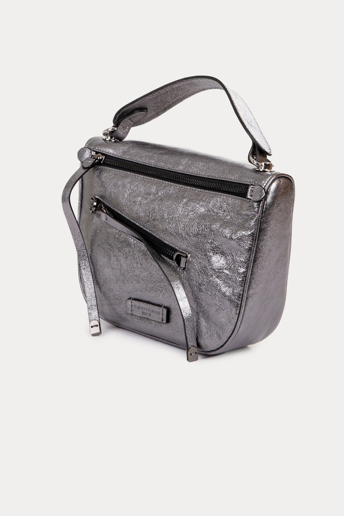 Gianni Chiarini Cindy Parlak Deri Omuz Çantası