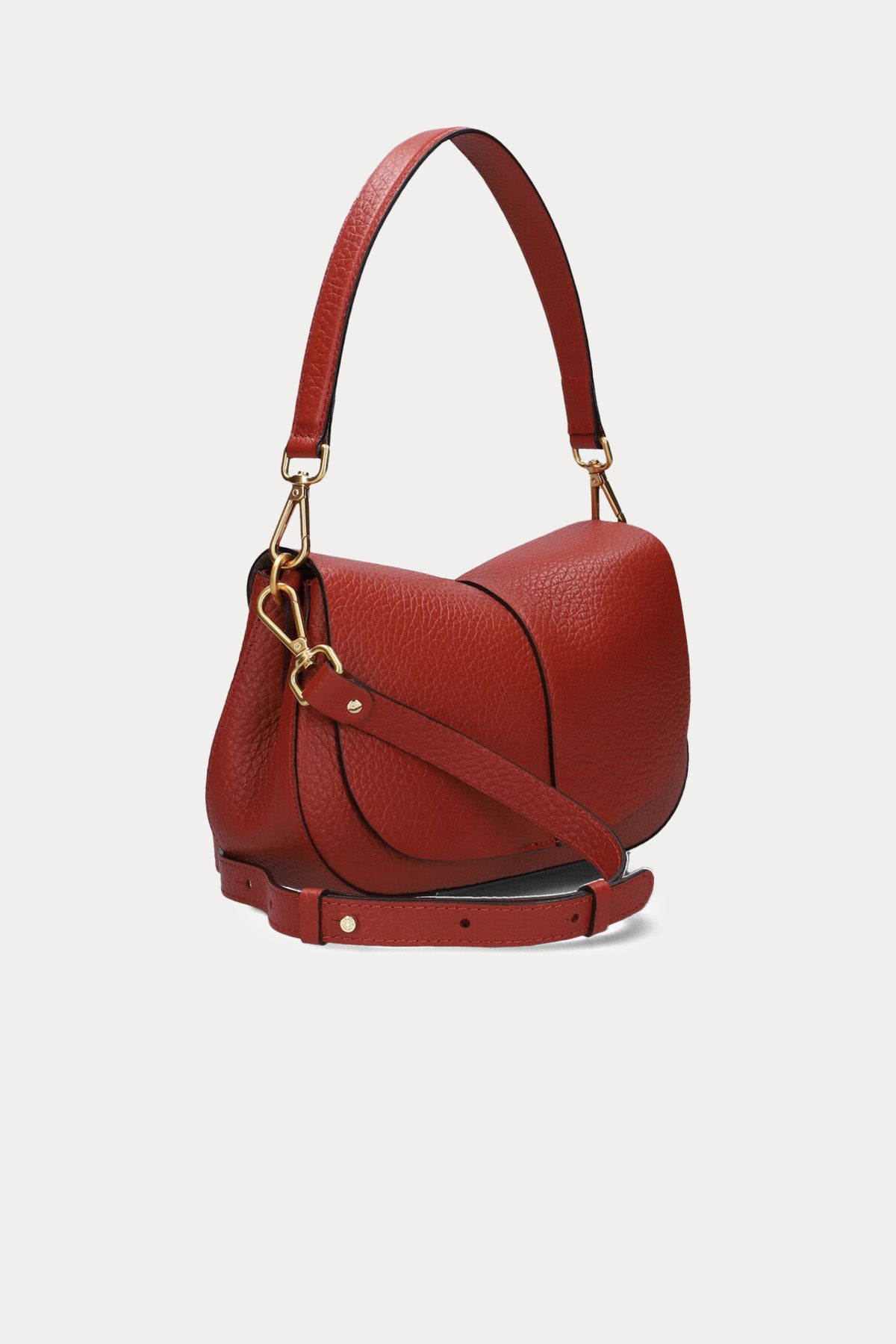 Gianni Chiarini Helena Round Geniş Askılı Deri Omuz Çantası