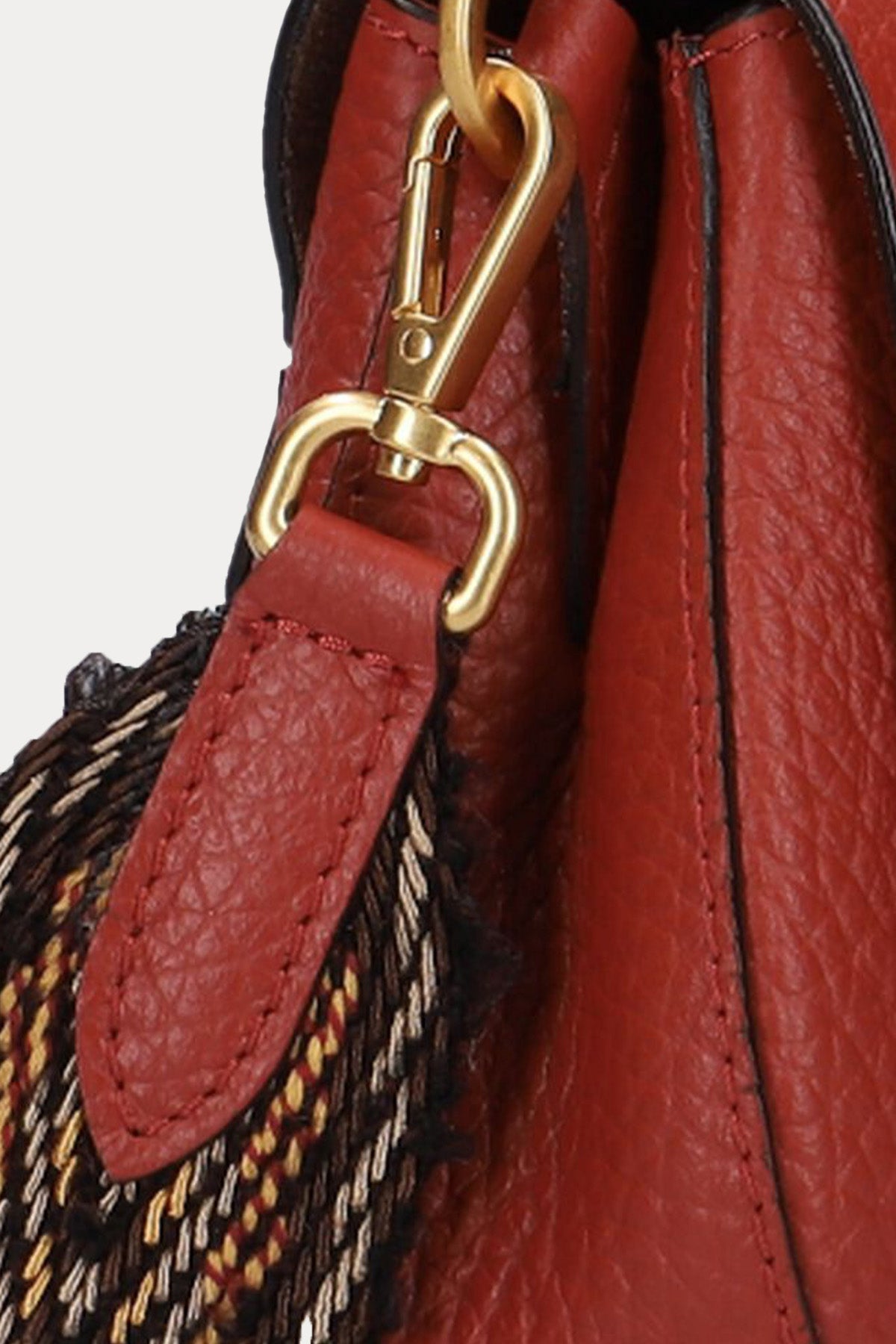 Gianni Chiarini Helena Round Geniş Askılı Deri Omuz Çantası