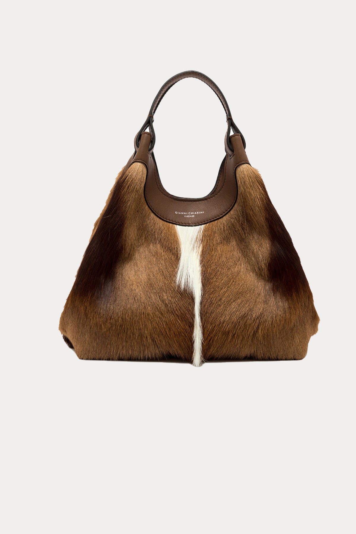 Gianni Chiarini Dua Tay Tüyü Deri Omuz Çantası