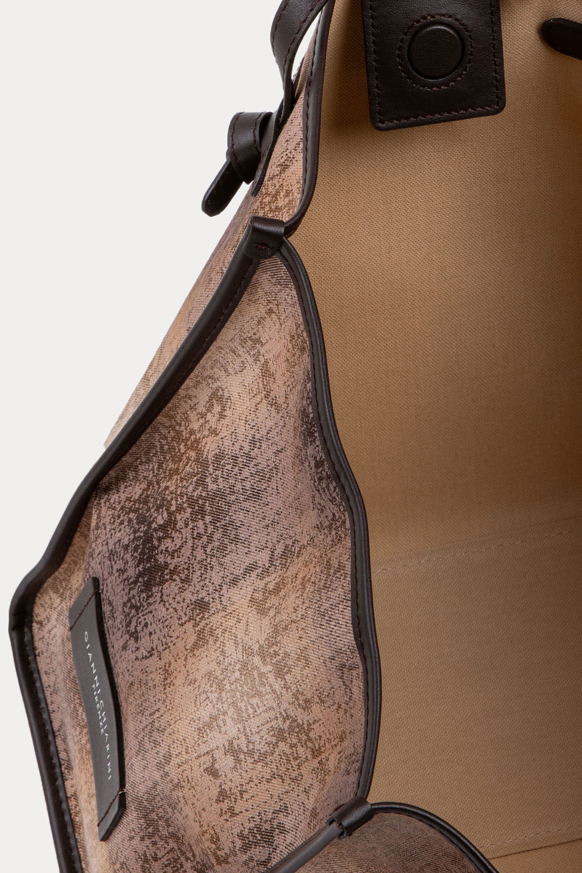 Gianni Chiarini Marcella Kanvas Kumaş Shopping Bag Çanta