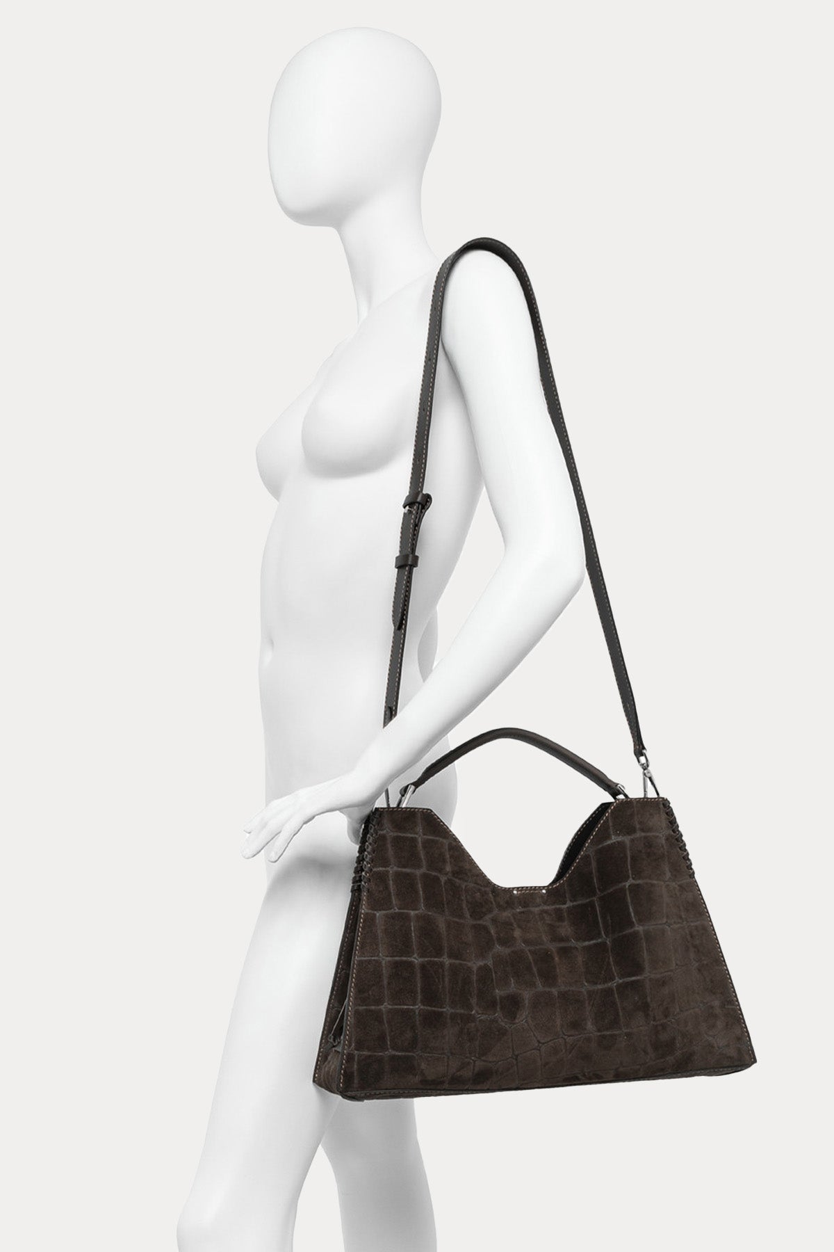 Gianni Chiarini Aurora Süet Omuz Çantası