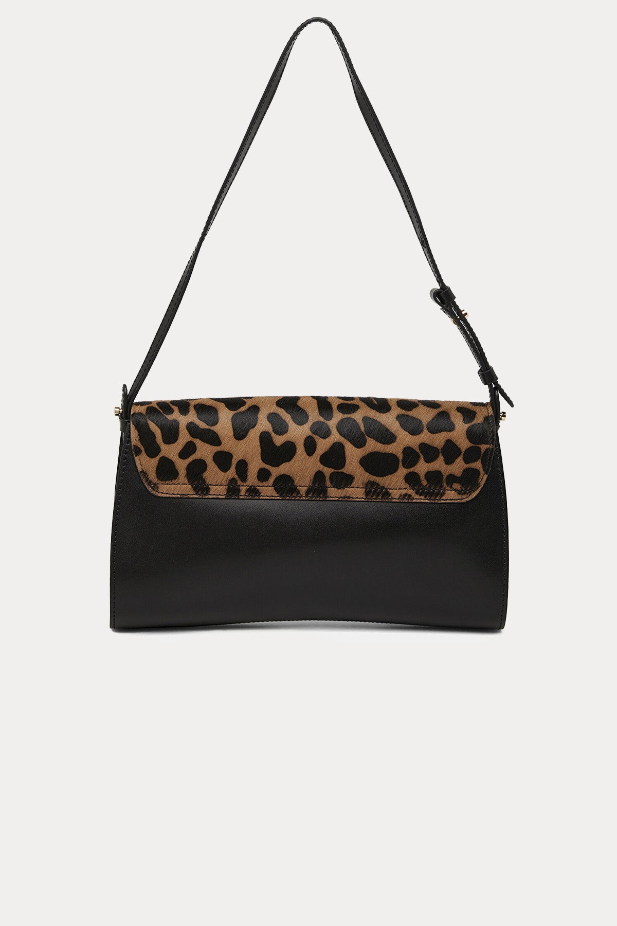 Gianni Chiarini Keira Leopar Desenli Deri Omuz Çantası