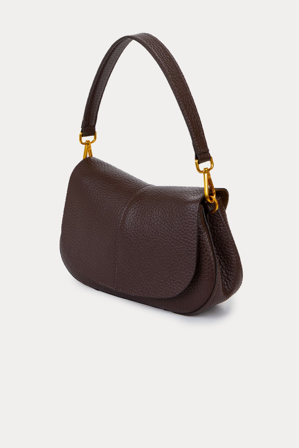 Gianni Chiarini Helena Round Geniş Askılı Deri Omuz Çantası