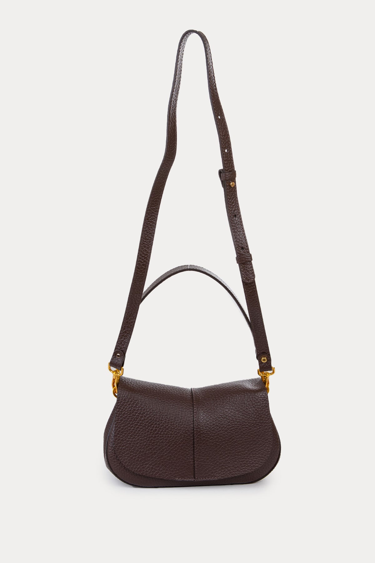 Gianni Chiarini Helena Round Geniş Askılı Deri Omuz Çantası