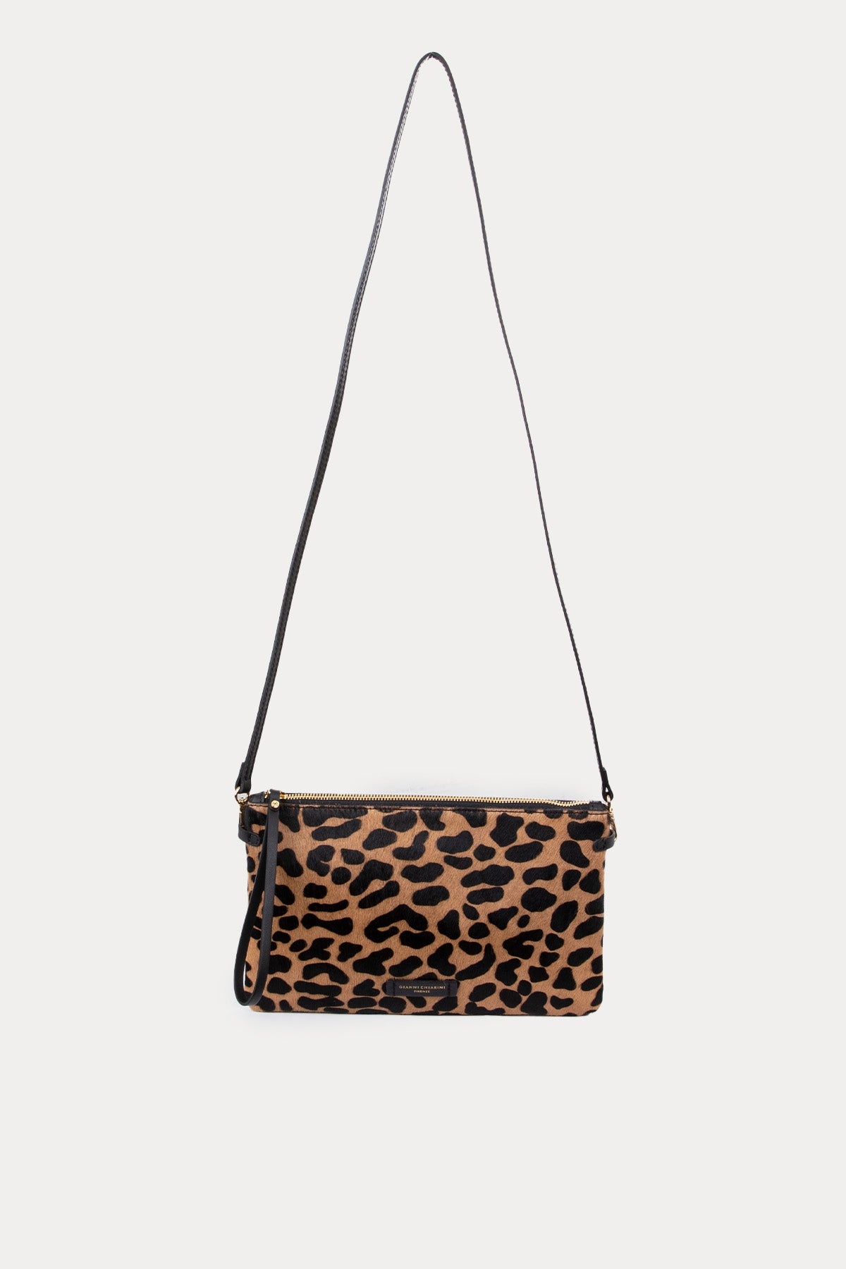 Gianni Chiarini Hermy Leopar Desenli Tay Tüyü Omuz Çantası