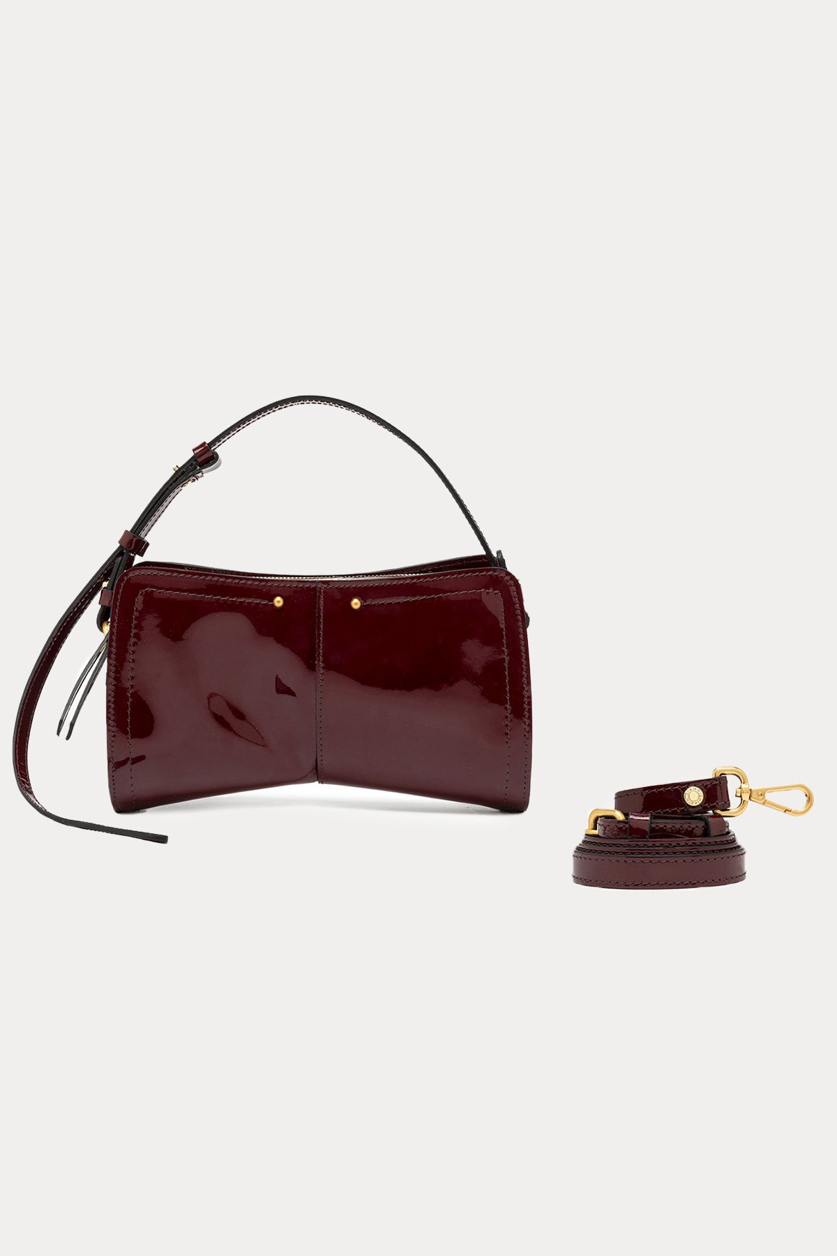 Gianni Chiarini Keira Rugan Deri Omuz Çantası