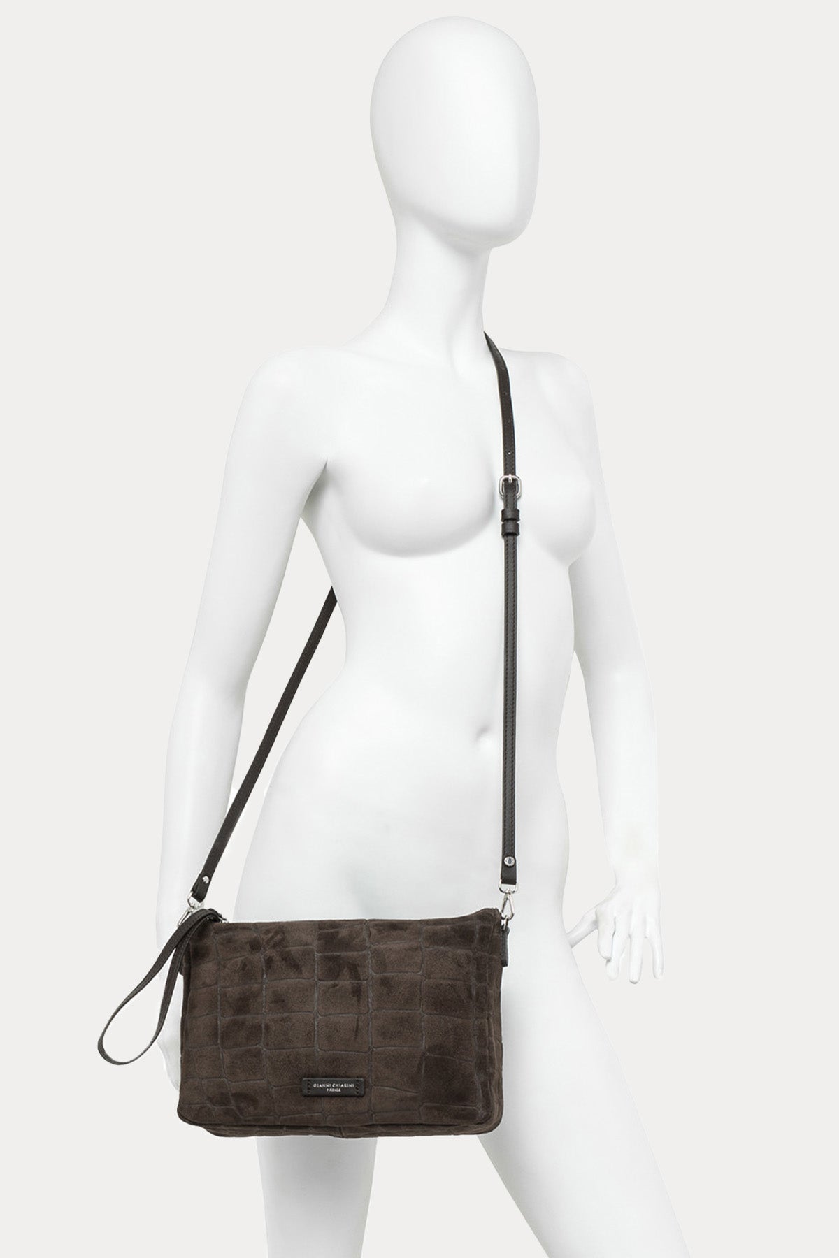 Gianni Chiarini Nora Süet Omuz Çantası