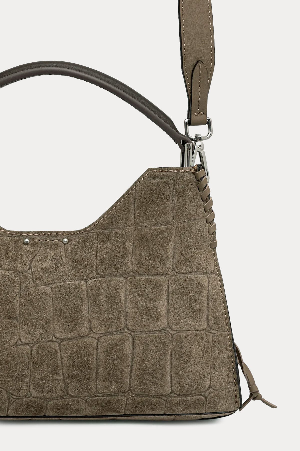 Gianni Chiarini Aurora Süet Omuz Çantası