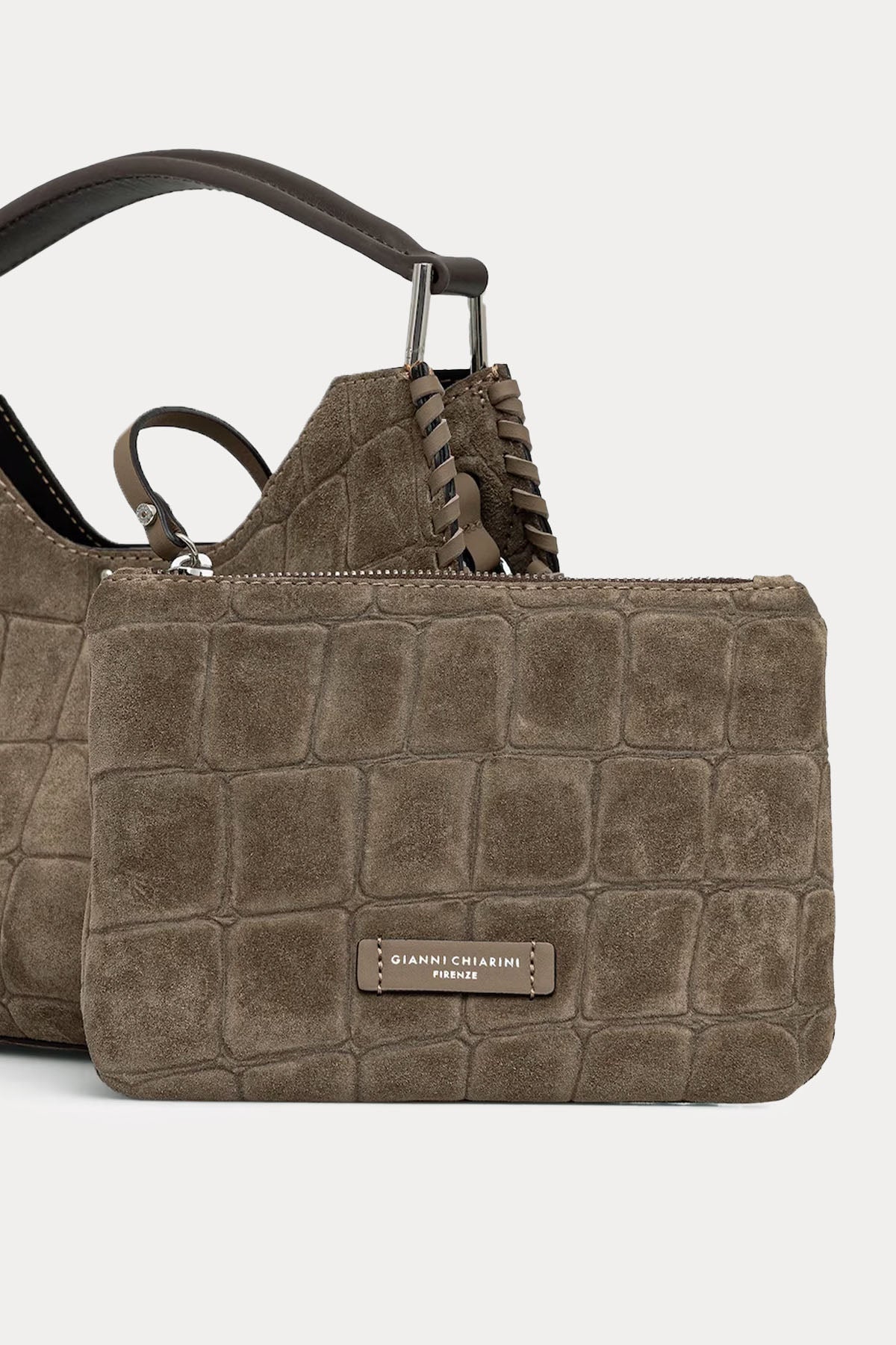 Gianni Chiarini Aurora Süet Omuz Çantası