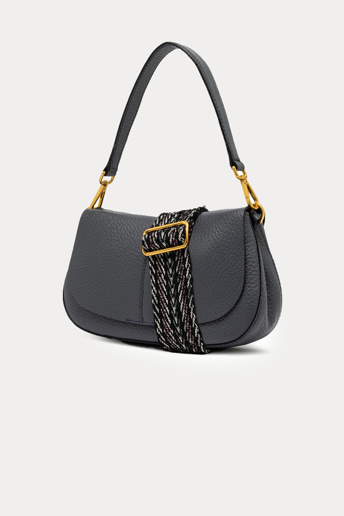 Gianni Chiarini Helena Round Geniş Askılı Deri Omuz Çantası