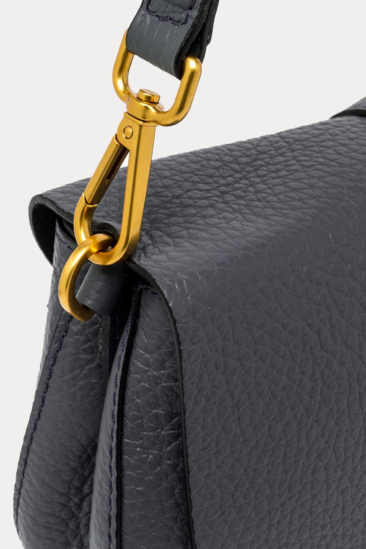 Gianni Chiarini Helena Round Geniş Askılı Deri Omuz Çantası