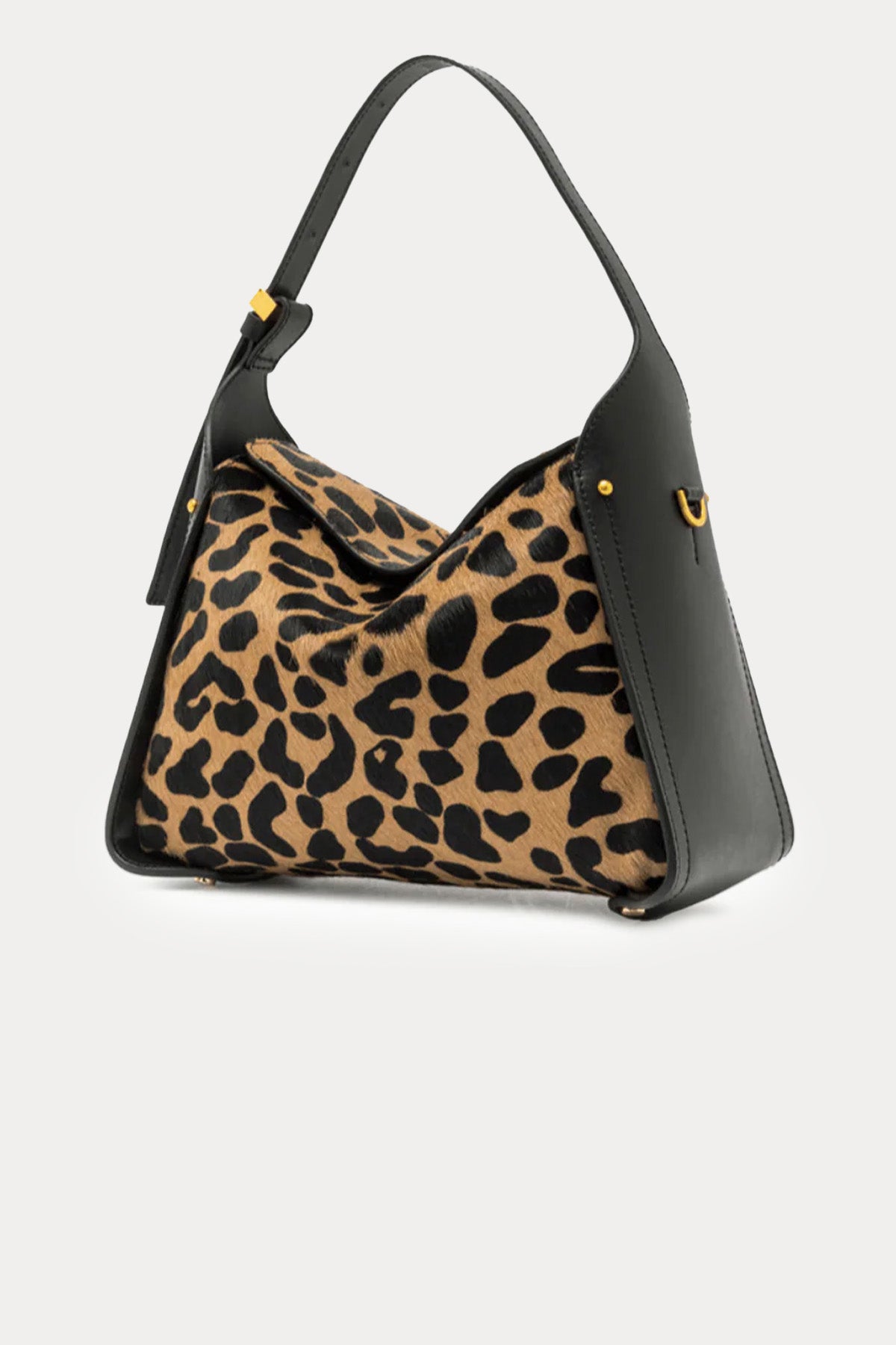 Gianni Chiarini Penelope Leopar Desenli Deri Omuz Çantası