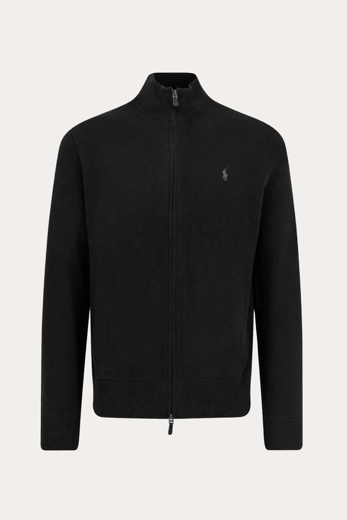 Polo Ralph Lauren Dik Yaka Yün Örgü Triko Ceket