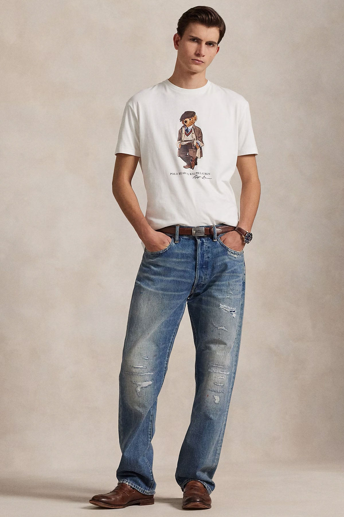 Polo Ralph Lauren Custom Slim Fit Polo Bear T-shirt