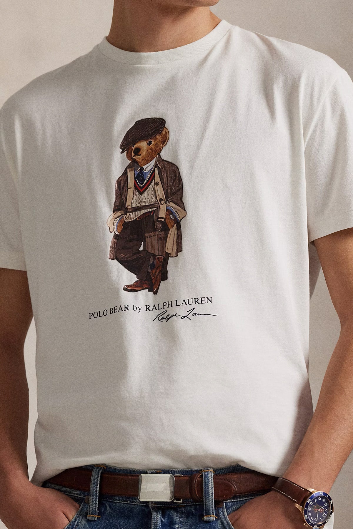 Polo Ralph Lauren Custom Slim Fit Polo Bear T-shirt